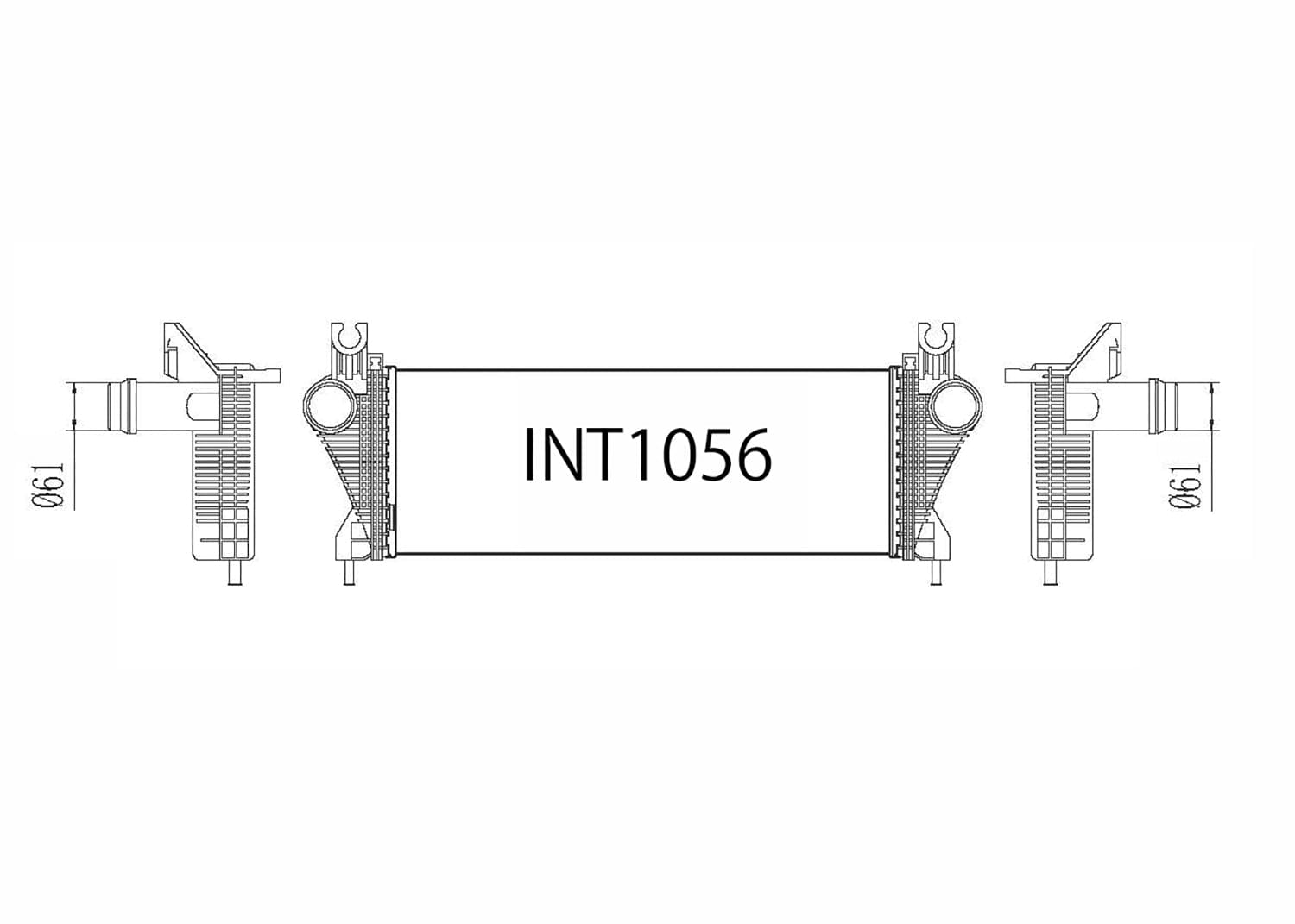 Fenix Cooling Intercooler Ford Ranger & Ranger Raptor PX 2.0L Diesel [Bi-Turbo] 2019-2022 SR