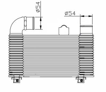 Fenix Cooling Intercooler Toyota Hiace KDH200 Diesel 2004-2019 SR