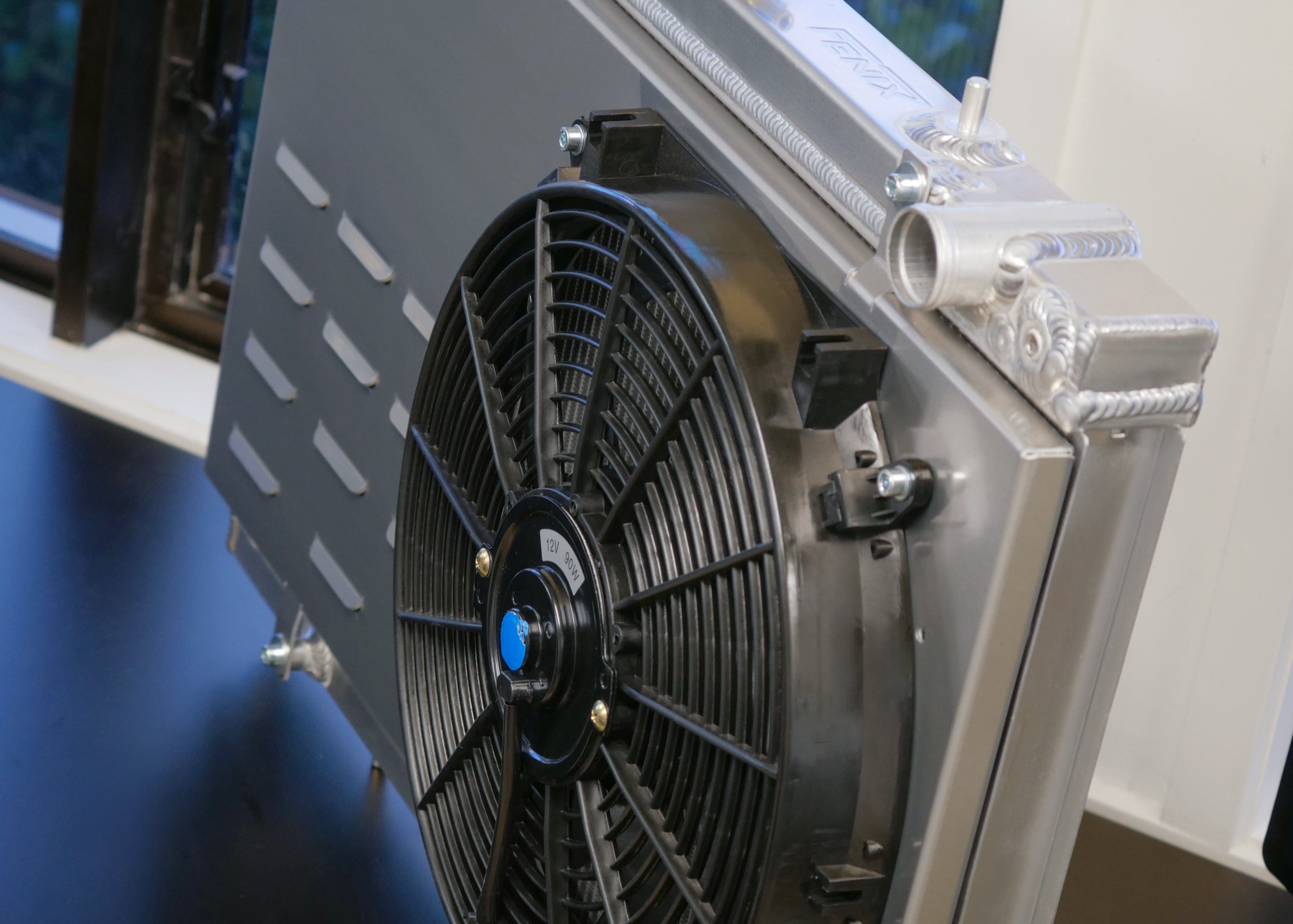 Fenix Cooling Performance Fans & Shrouds Black [Special Order] / Fenix 90W 14" Nissan Cefiro A31 & Laurel C33 RB20 & RB25 Fan Shroud Kit SR