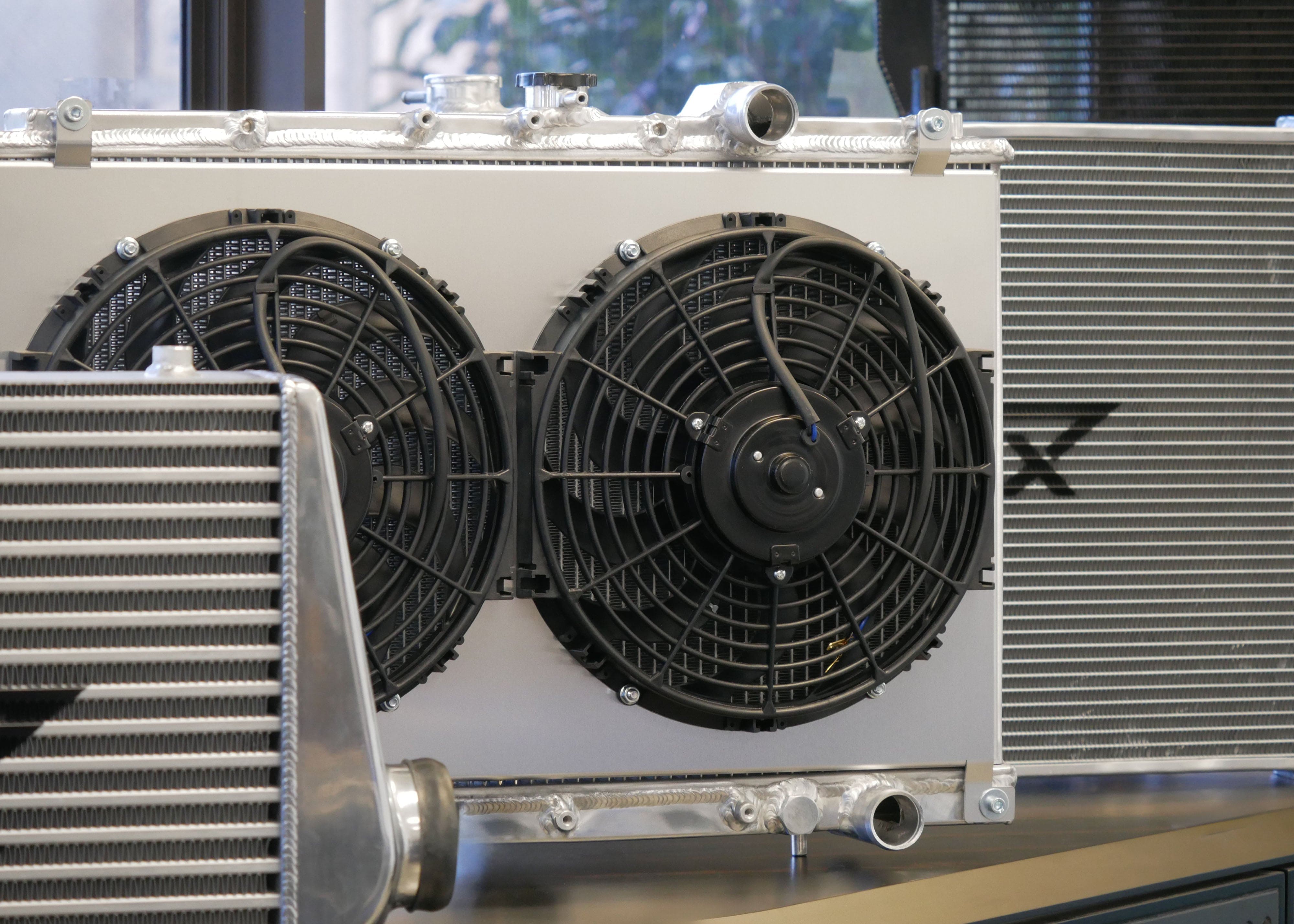 Fenix Cooling Performance Fans & Shrouds Mitsubishi Lancer Evo I, II & III 4G63 Fan Shroud Kit SR