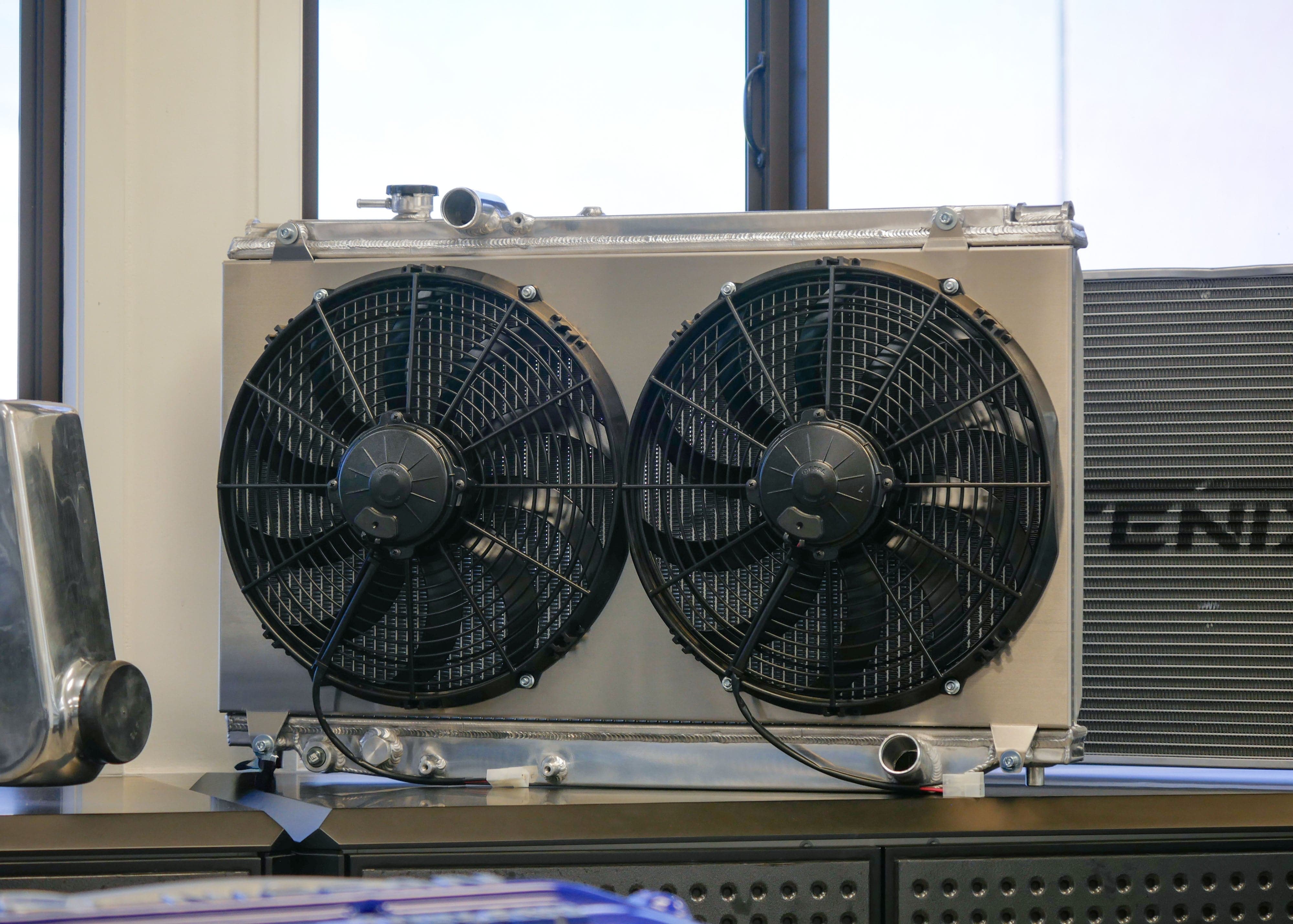 Fenix Cooling Performance Fans & Shrouds Raw Toyota Supra JZA80 2JZ-GTE Fan Shroud Kit SR