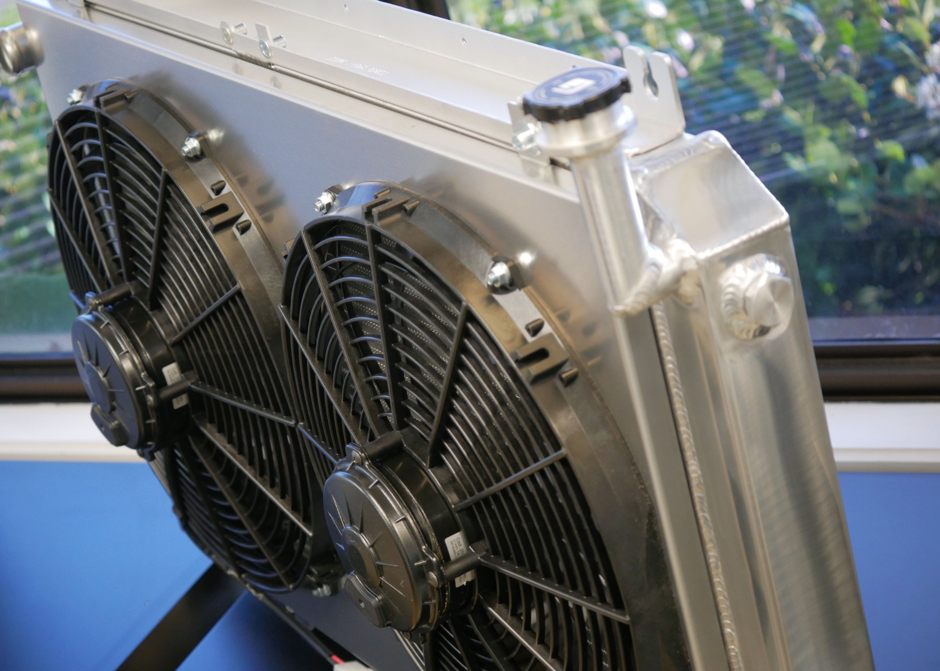 Fenix Cooling Performance Fans & Shrouds Raw / With x2 SPAL 1864CFM 14" Universal Performance [RACE5179] Fan Shroud Kit SR