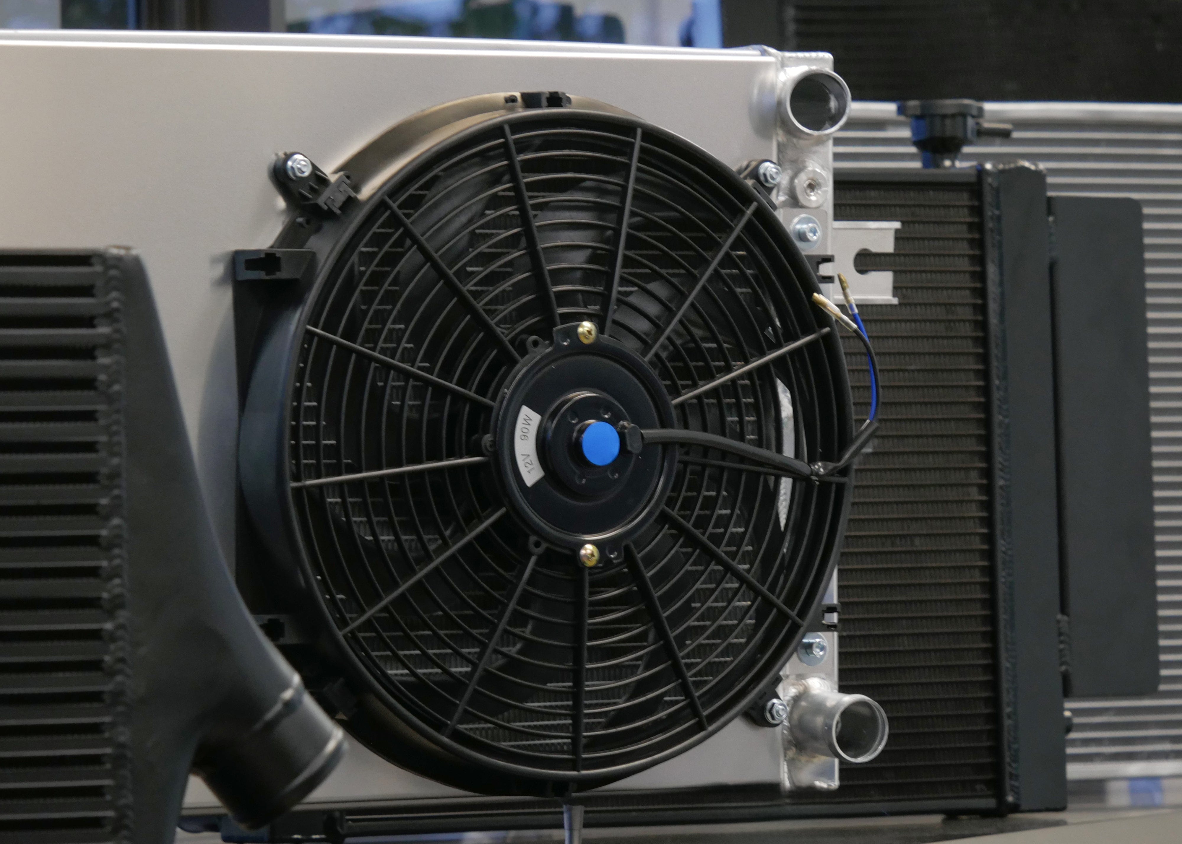 Fenix Cooling Performance Fans & Shrouds Raw / x1 Fenix 90W 14" [RHS Fan Position] Nissan Silvia S14 / S15 with RB & JZ Fan Shroud Kit [Tucked] SR