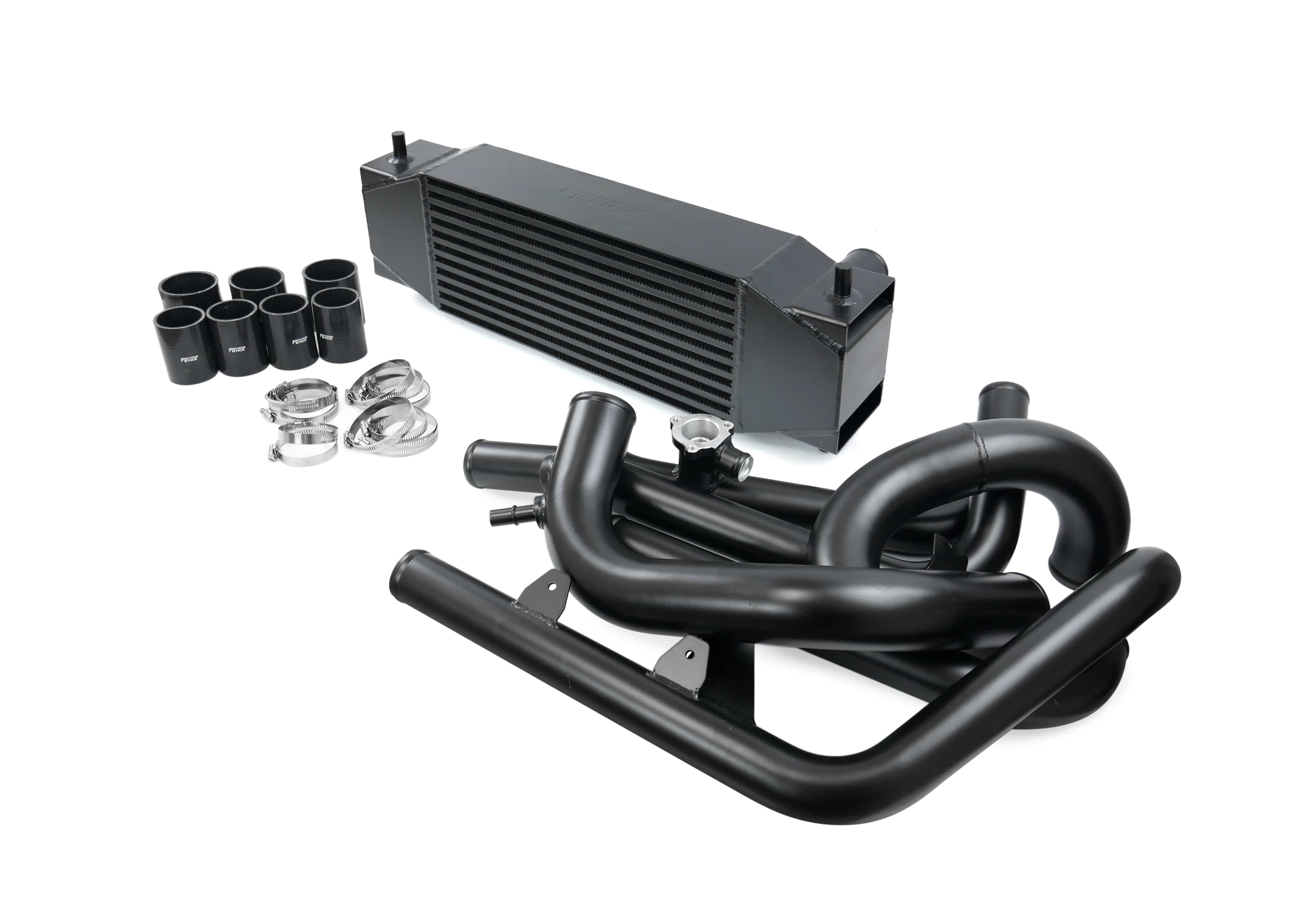 Fenix Cooling Performance Intercooler Black & Black / Without Logo / Without BOV Ford Ranger Raptor P703 / RA 3.0L Petrol 2022- | Performance Intercooler Kit SR