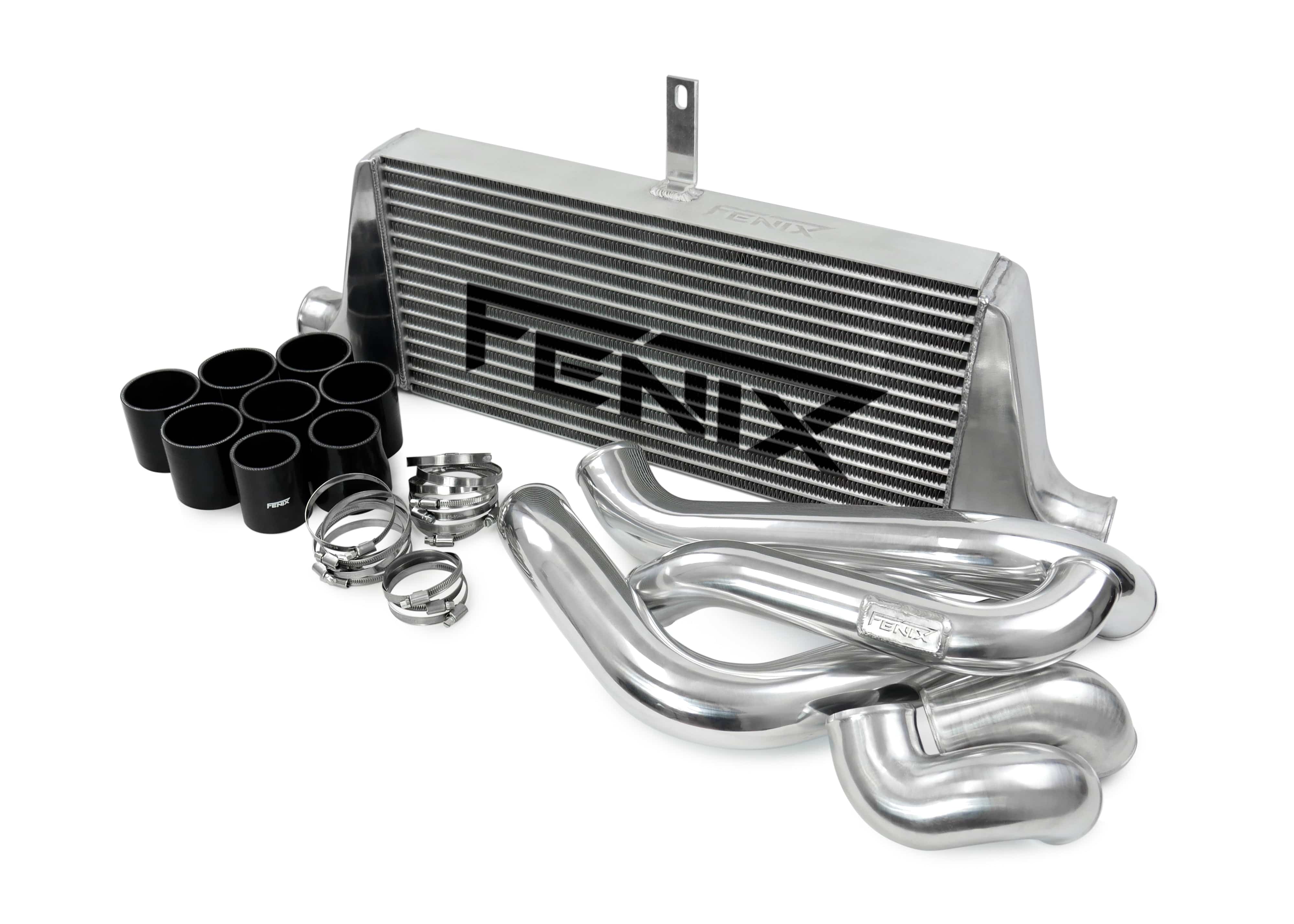 Fenix Cooling Performance Intercooler Polished Toyota Chaser, Cresta & Mark II JZX100 1JZ-GTE 1996-2001 | Performance Intercooler Kit SR