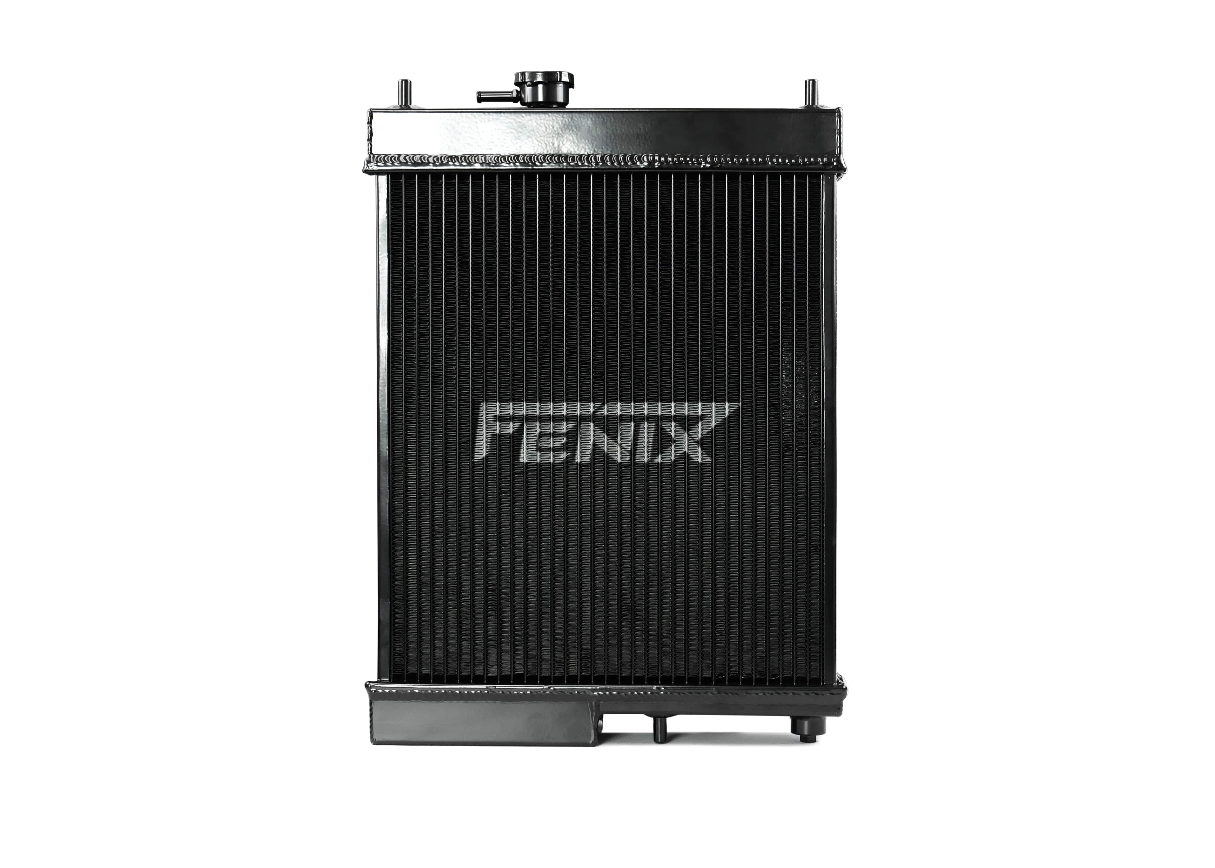 Fenix Cooling Performance Radiator 52mm [8mm Standard Density] / Raw / Without Mitsubishi Lancer Evo VII, VIII & IX 4G63 [Half Size] | Performance Radiator SR