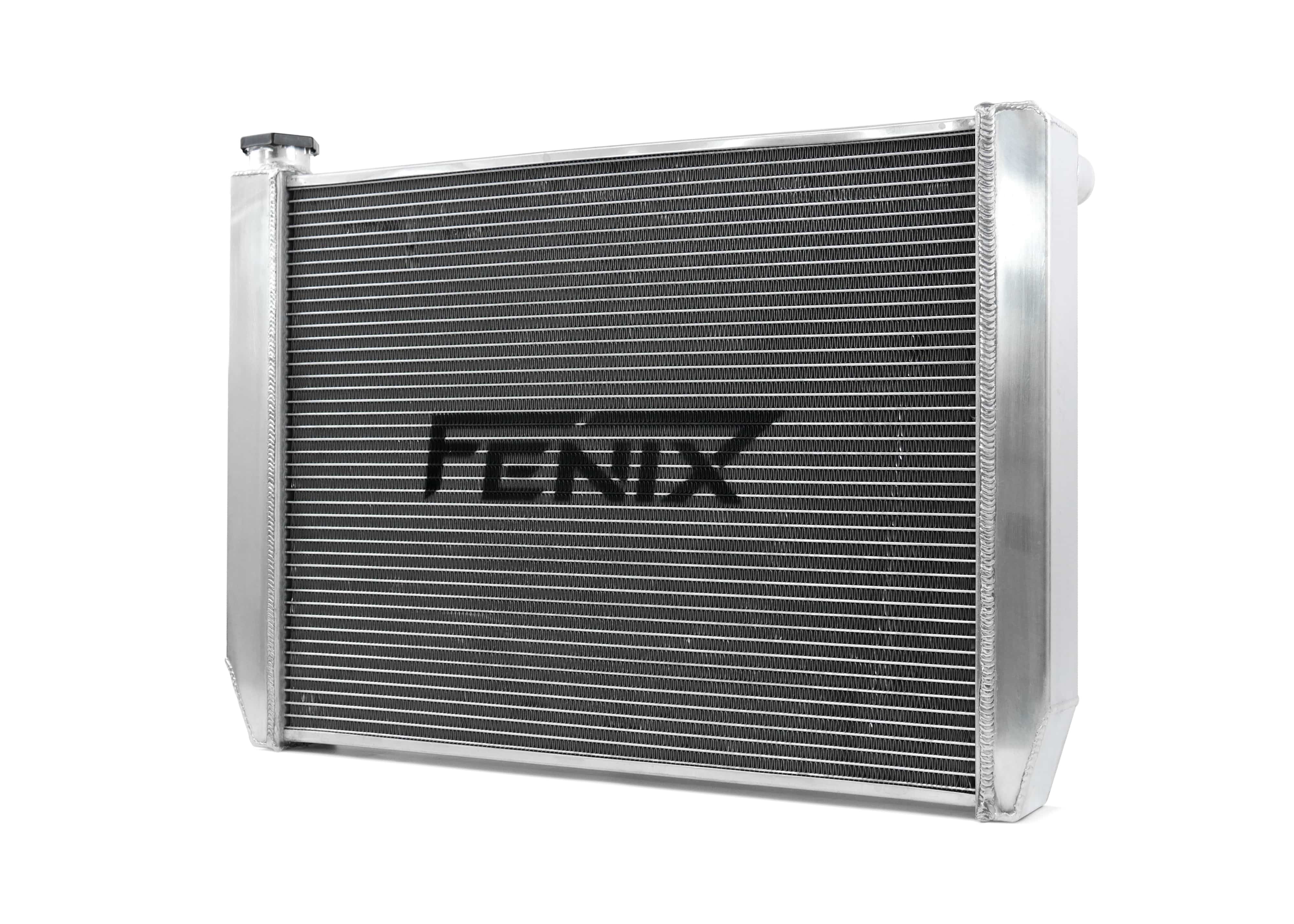 Fenix Cooling Performance Radiator 568mm Universal Stock Car Radiator - Top Outlet Pipe Left / Bottom Outlet Pipe Right [Fabricated Tank] SR