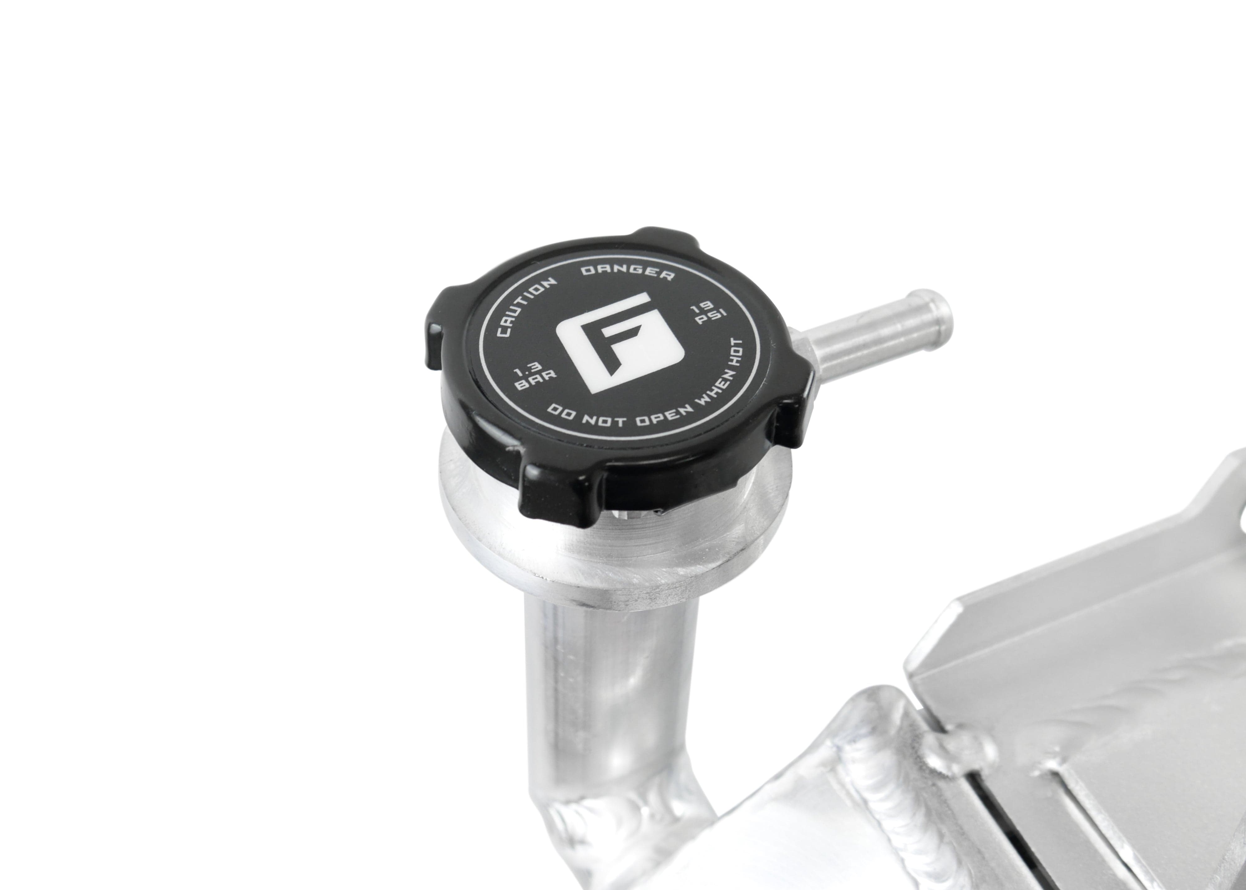Fenix Cooling Performance Radiator Black [Special Order] / Without Universal Performance Radiator - Top Outlet Pipe Left / Bottom Outlet Pipe Right. SR