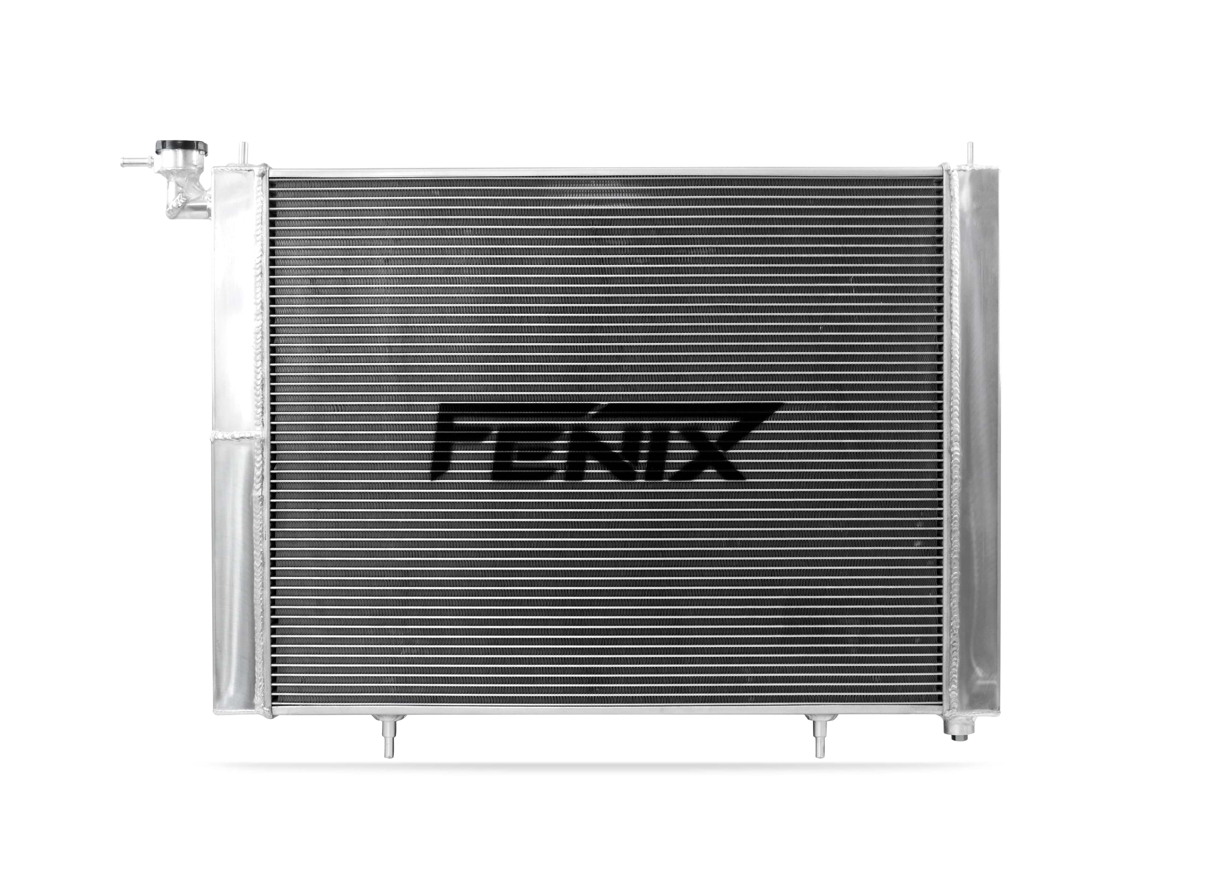 Fenix Cooling Performance Radiator Black / With x1 Fenix 16" 120W Nissan Stagea WC34 RB20, RB25 & RB26 1996-2001 [Cross-Flow] | Performance Radiator SR