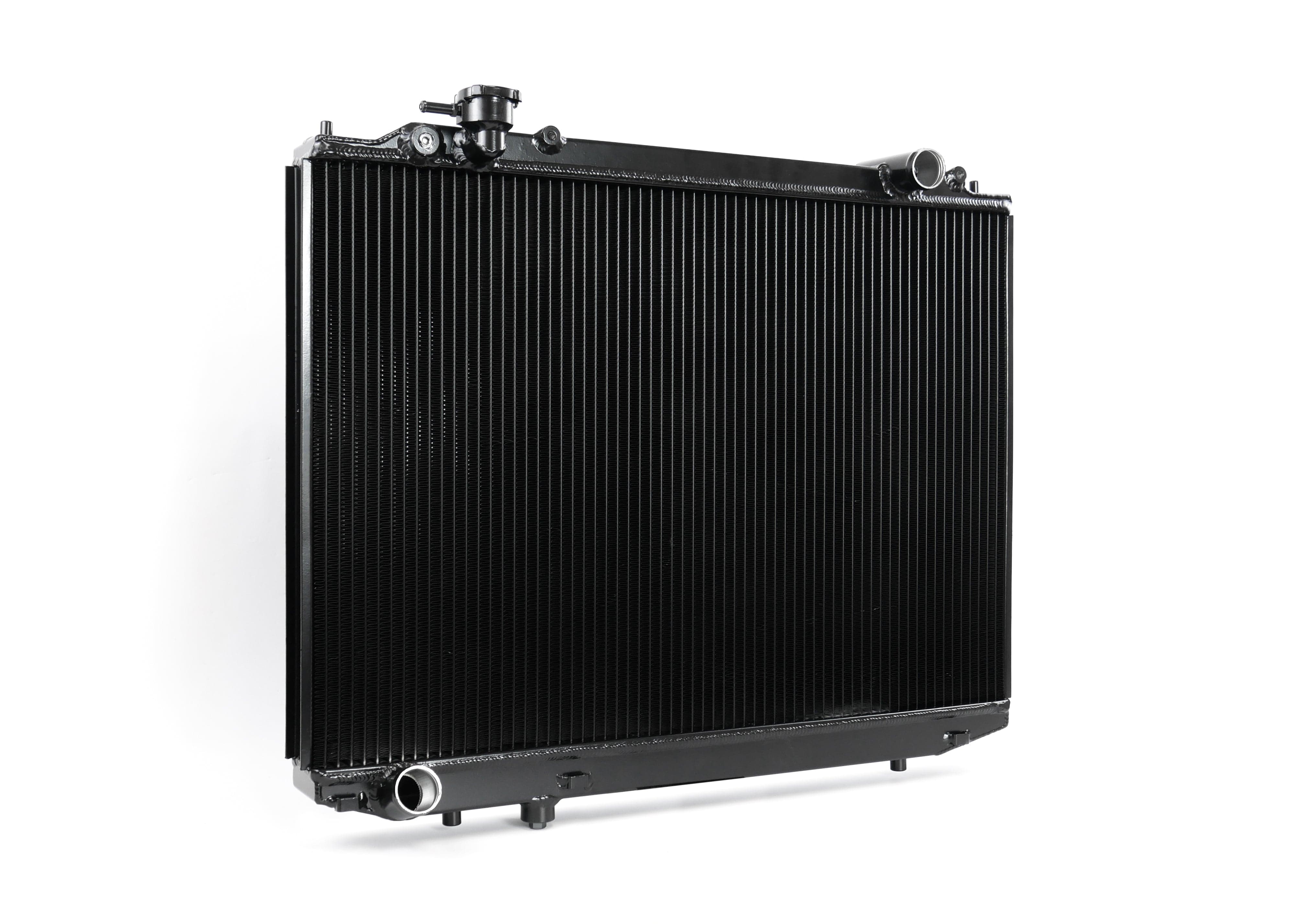Fenix Cooling Performance Radiator Black / With [x1 SPAL 16" 2024CFM] - Special Order Ford Courier Petrol / Diesel & Ranger Diesel 1996-2011 | Performance Radiator SR