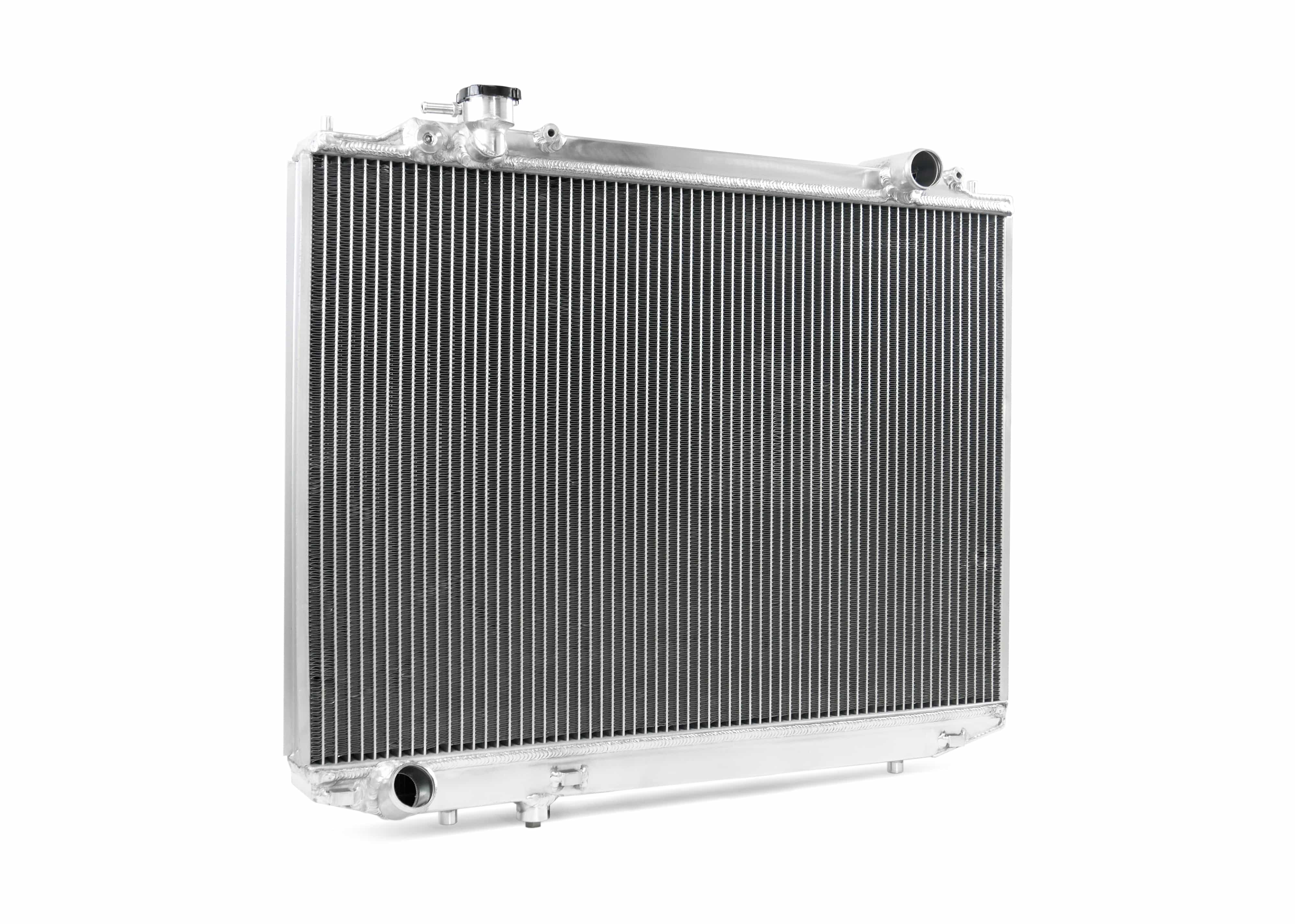 Fenix Cooling Performance Radiator Black / With [x2 Fenix 12" 120W] Mazda Bounty / B2500 WL-WLT & BT-50 UN Diesel 1996-2011 SR