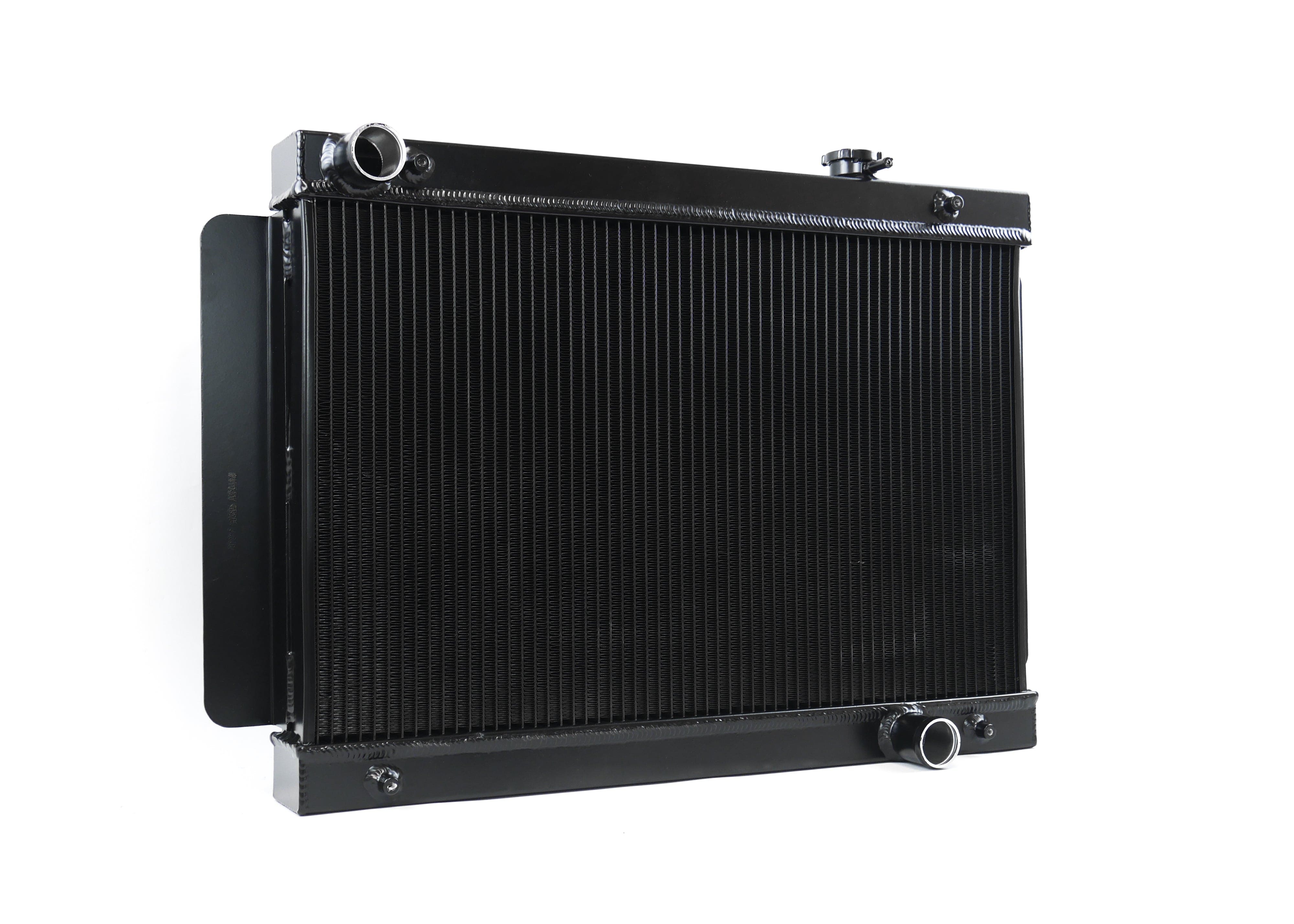 Fenix Cooling Performance Radiator Black / Without Holden HQ & Torana 1967-1980 [WIDE - Top Pipe Left / Bottom Pipe Right] SR