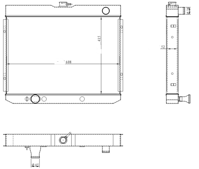 Fenix Cooling Performance Radiator Ford Mustang 1970-TBA | Performance Radiator SR