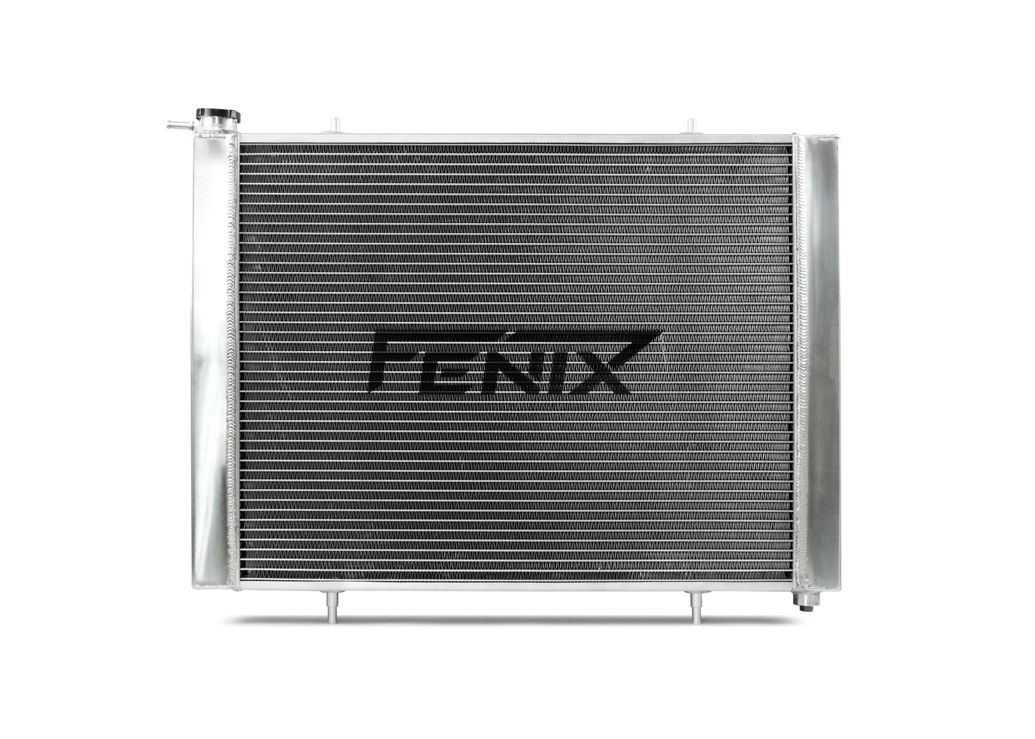 Fenix Cooling Performance Radiator Polished [Special Order] / With x1 SPAL 16" 2024CFM Nissan Cefiro A31 & Laurel C33 RB20 & RB25 1988-1994 [Cross-Flow] | Performance Radiator SR