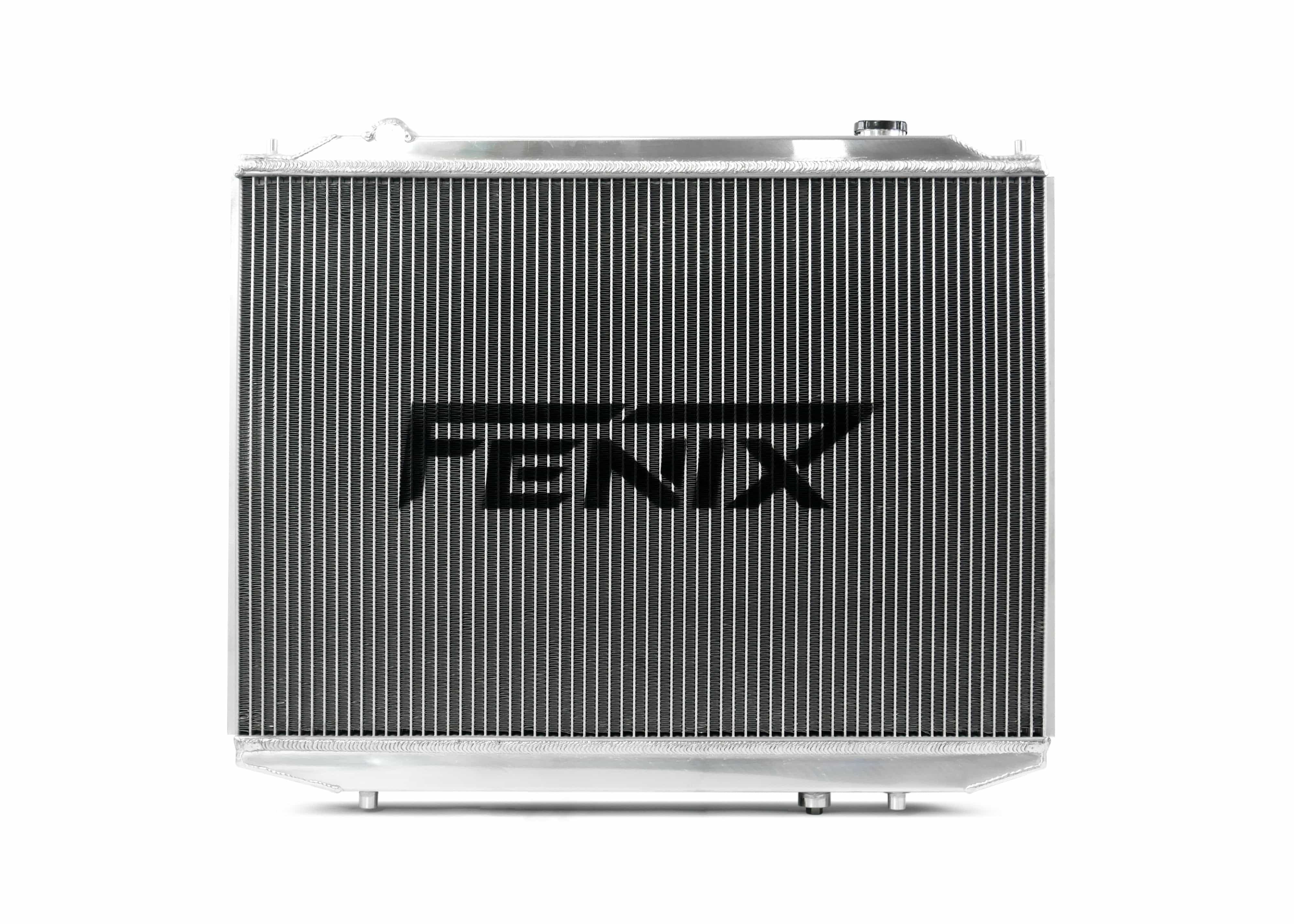 Fenix Cooling Performance Radiator Polished Top Tank [Special Order] / With [x1 SPAL 16" 2024CFM] - Special Order Ford Courier Petrol / Diesel & Ranger Diesel 1996-2011 | Performance Radiator SR
