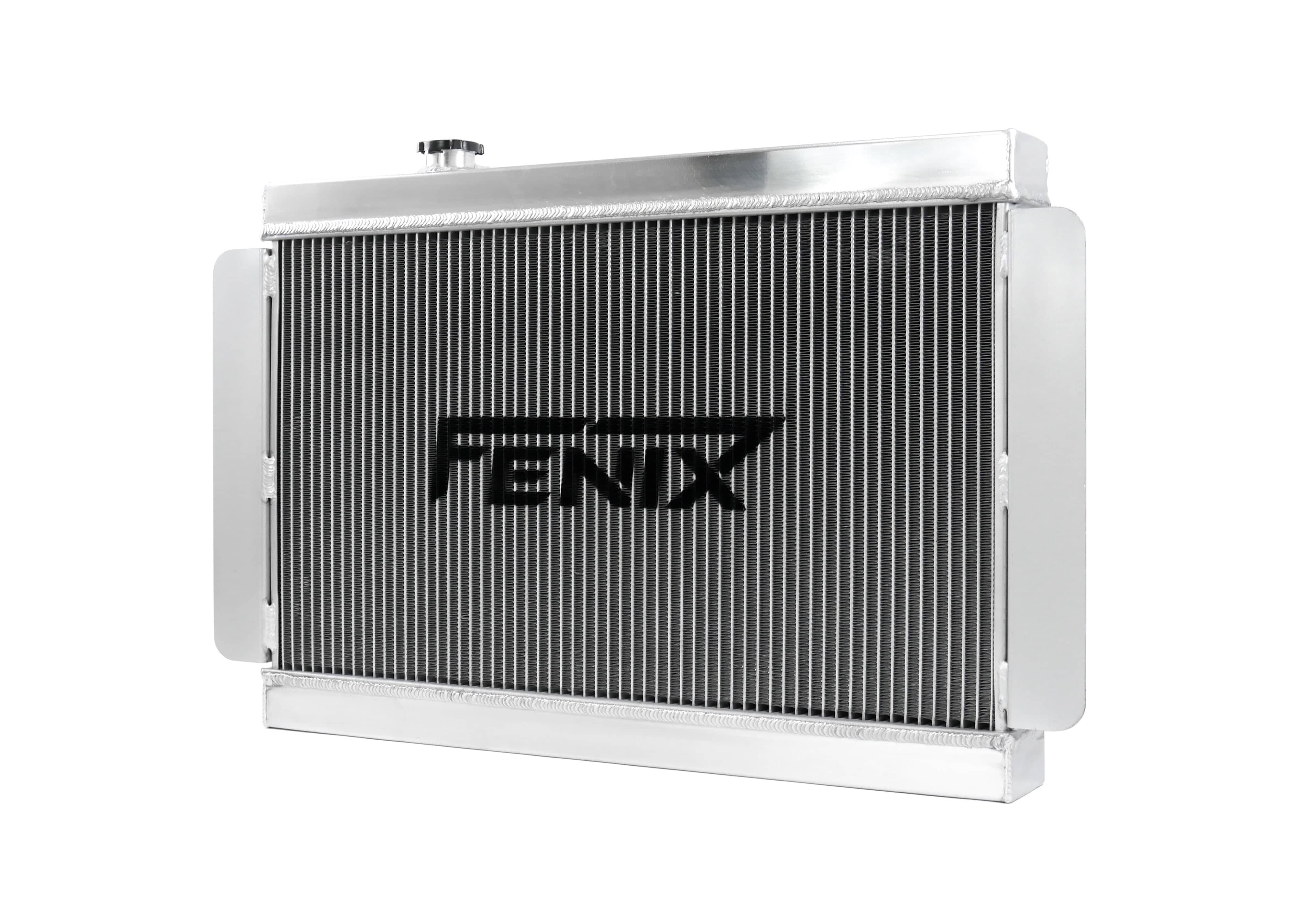 Fenix Cooling Performance Radiator Polished Top Tank [Special Order] / Without Holden HQ & Torana 1967-1980 [SHORT - Top Pipe Right / Bottom Pipe Left] | Performance Radiator SR