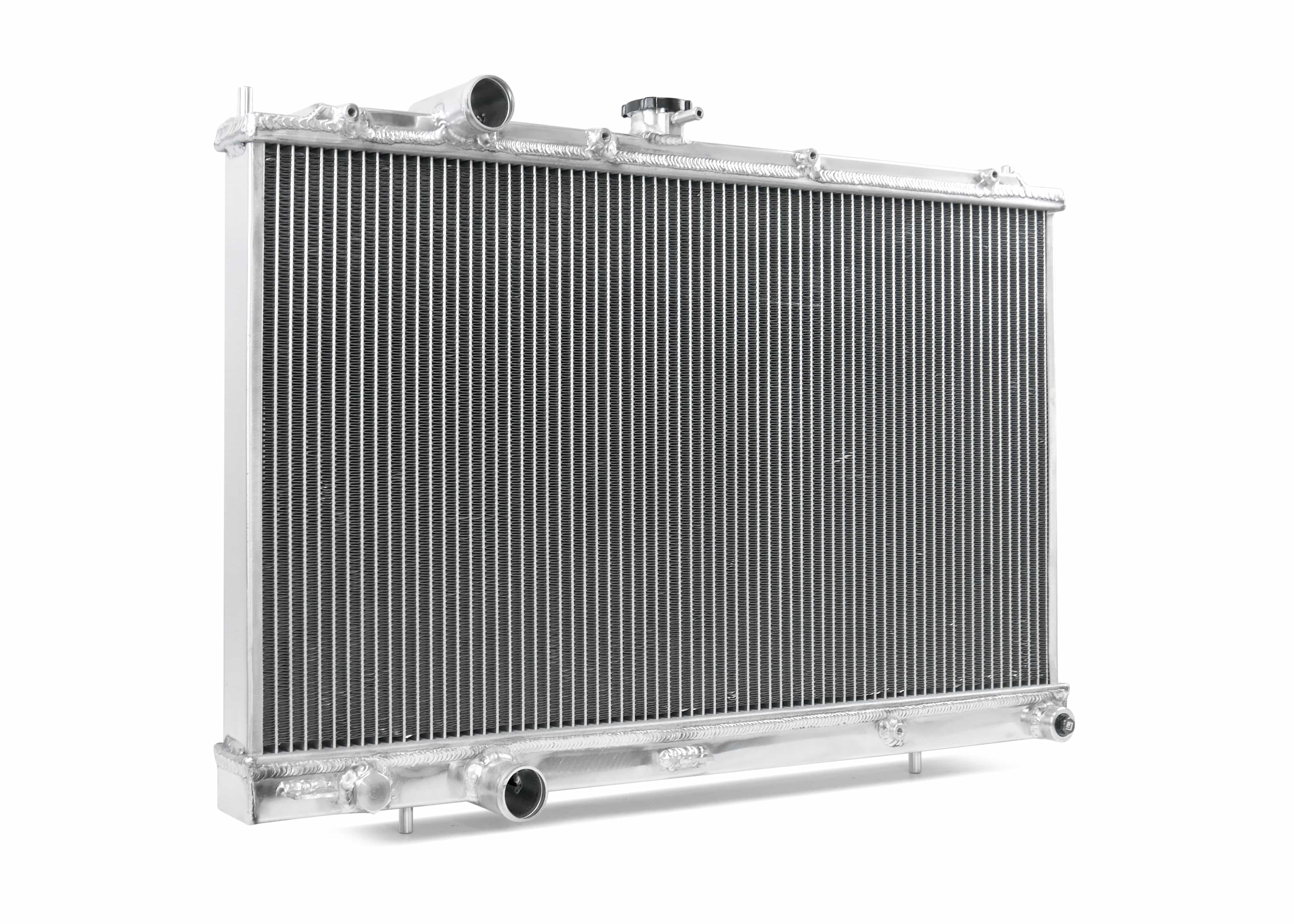 Fenix Cooling Performance Radiator Polished Top Tank [Special Order] / Without Mitsubishi Lancer Evo IV, V & VI 4G63 1996-2001 | Performance Radiator SR