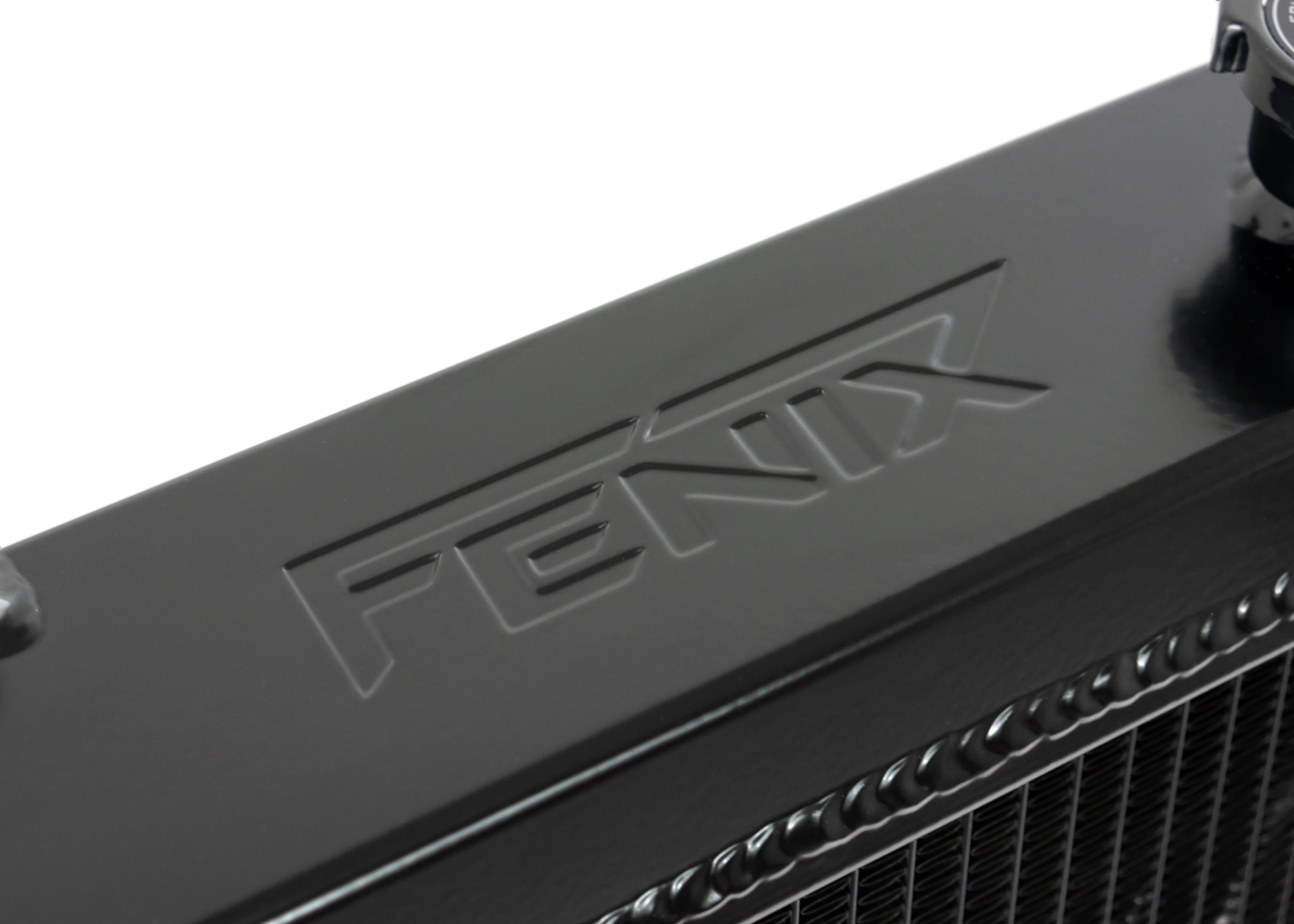 Fenix Cooling Performance Radiator Polished / With [SPAL 14" 1864CFM] - JZ ONLY Nissan Silvia S14 / S15 with RB & JZ 1993-2002 [Tucked] SR