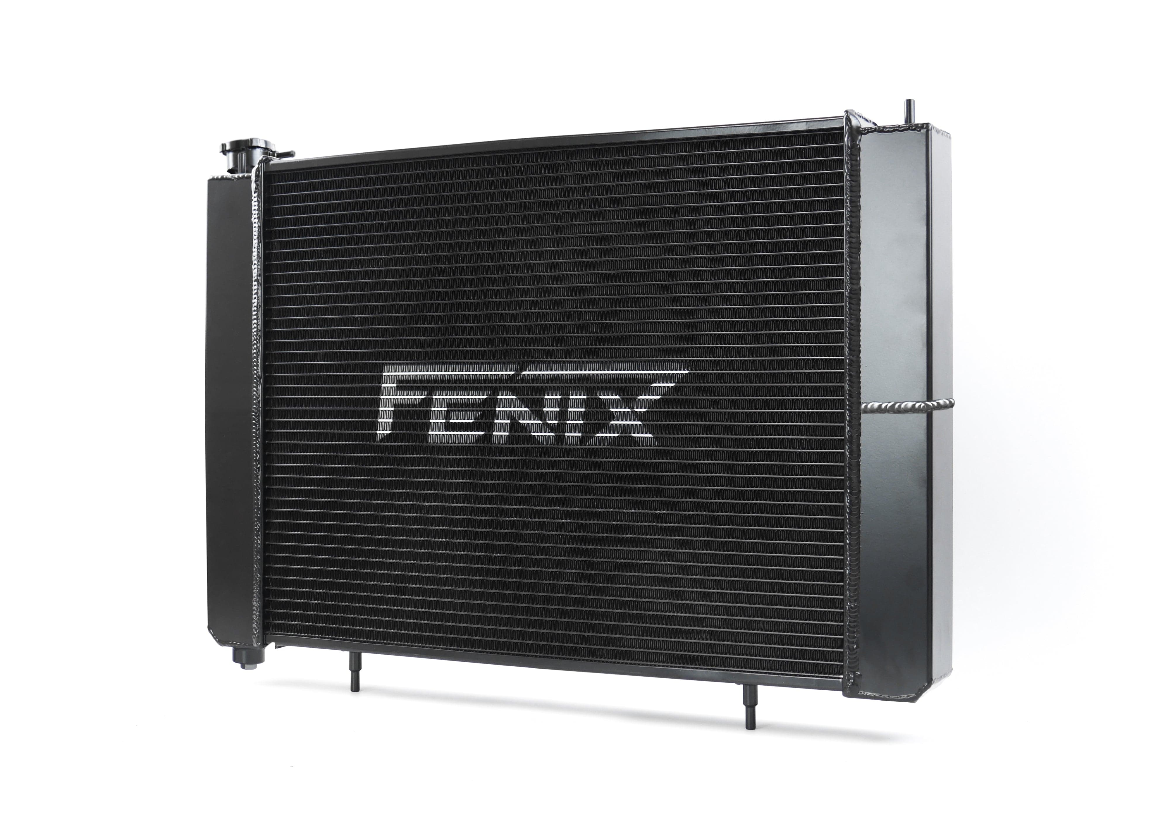 Fenix Cooling Performance Radiator Polished / With x1 Fenix 120W 16" Nissan Silvia S14 / S15 with K24A or LS V8 1993-2002 | Performance Radiator SR