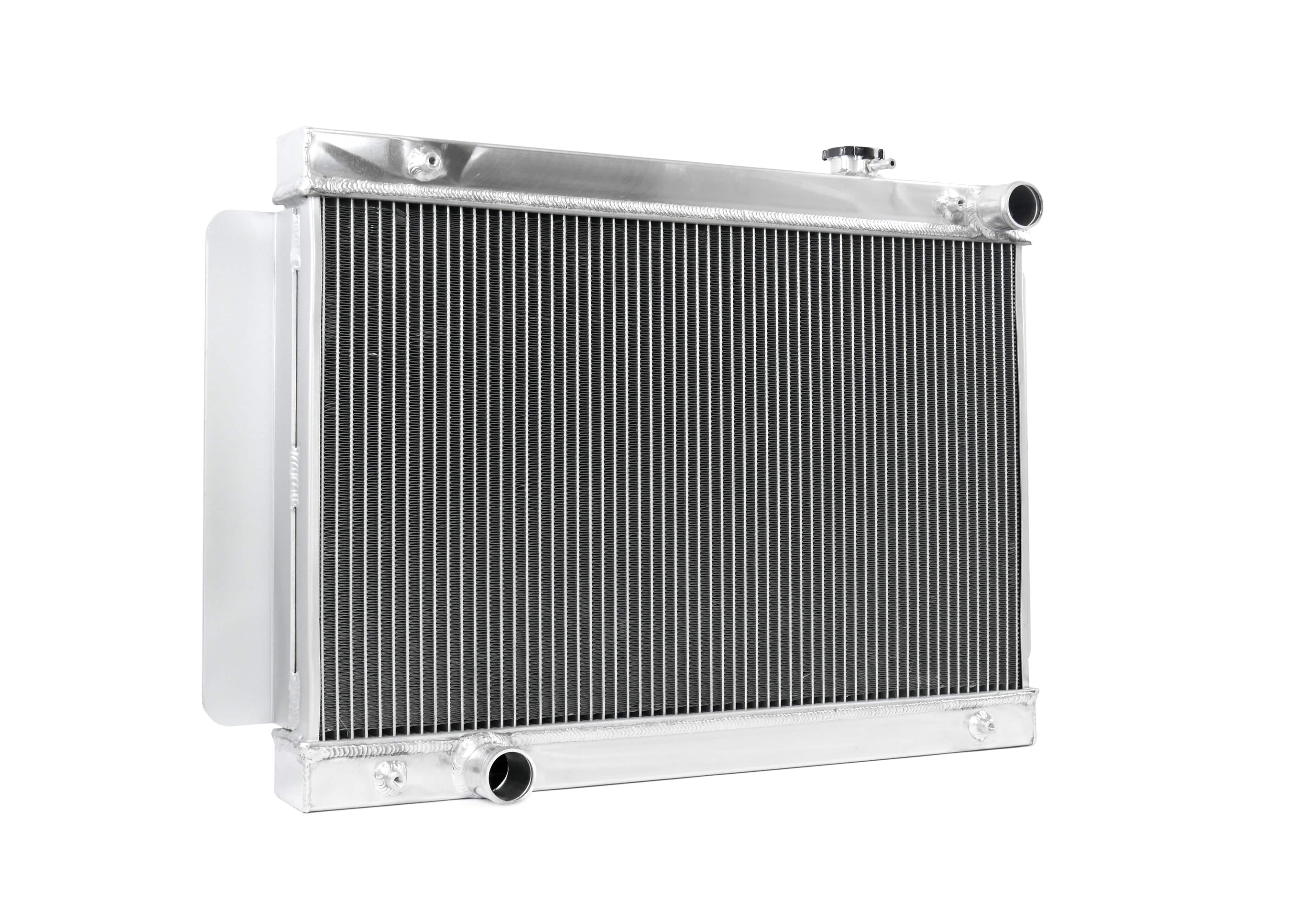 Fenix Cooling Performance Radiator Polished / Without Holden HQ & Torana 1967-1980 [WIDE - Top Pipe Right / Bottom Pipe Left] | Performance Radiator SR
