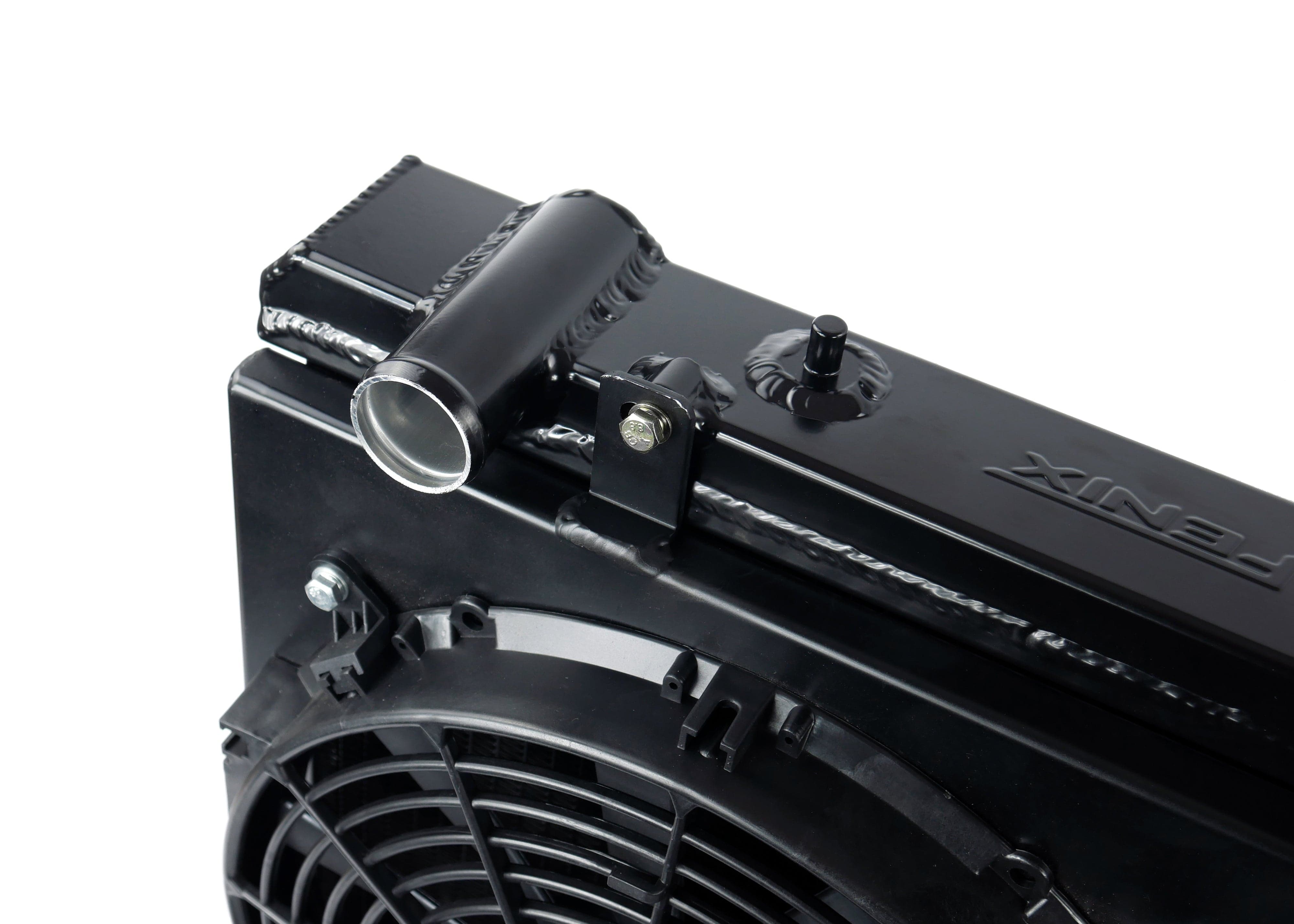 Fenix Cooling Performance Radiator Pro Series [52mm - Triple Pass] / Black / With Nissan Silvia / 200SX S13 & 180SX RPS13 SR20 1989-1998 | Performance Radiator SR