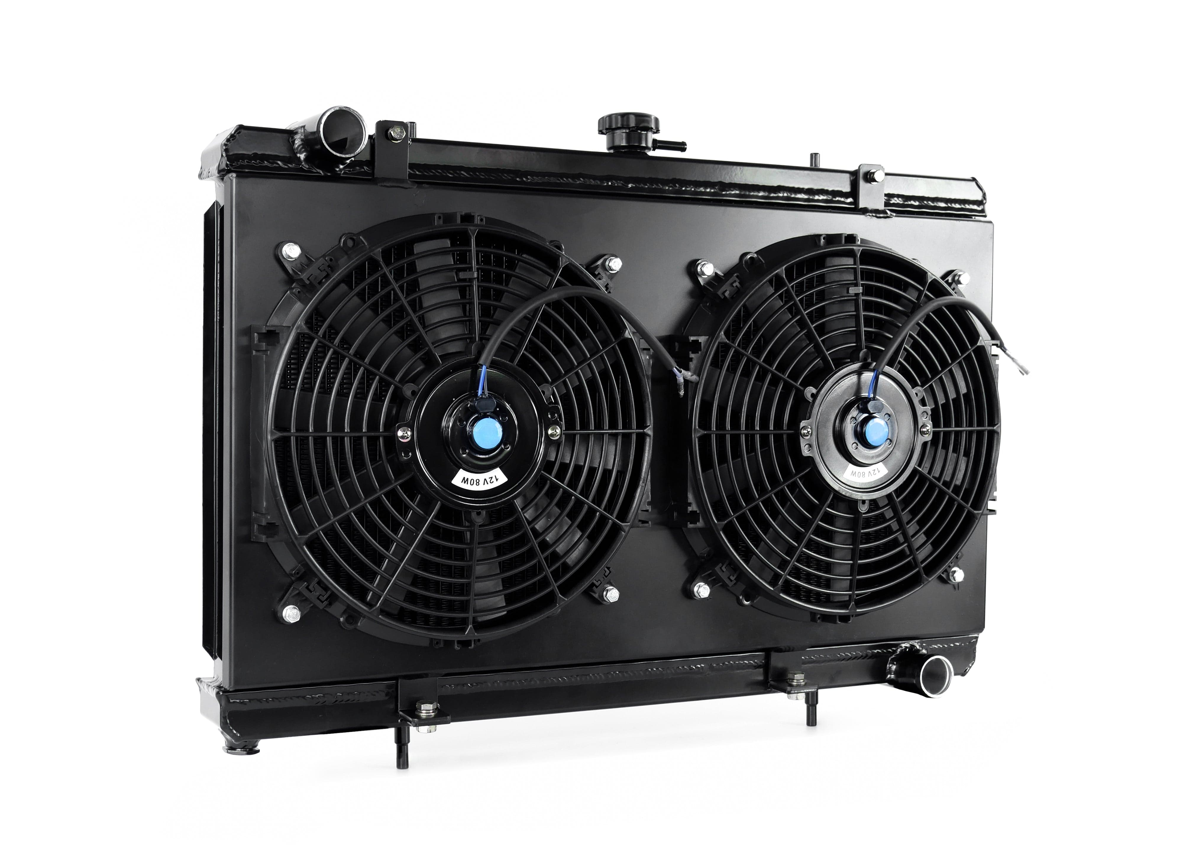 Fenix Cooling Performance Radiator Pro Series [52mm - Triple Pass] / Black / Without Nissan Silvia / 200SX S13 & 180SX RPS13 SR20 1989-1998 | Performance Radiator SR