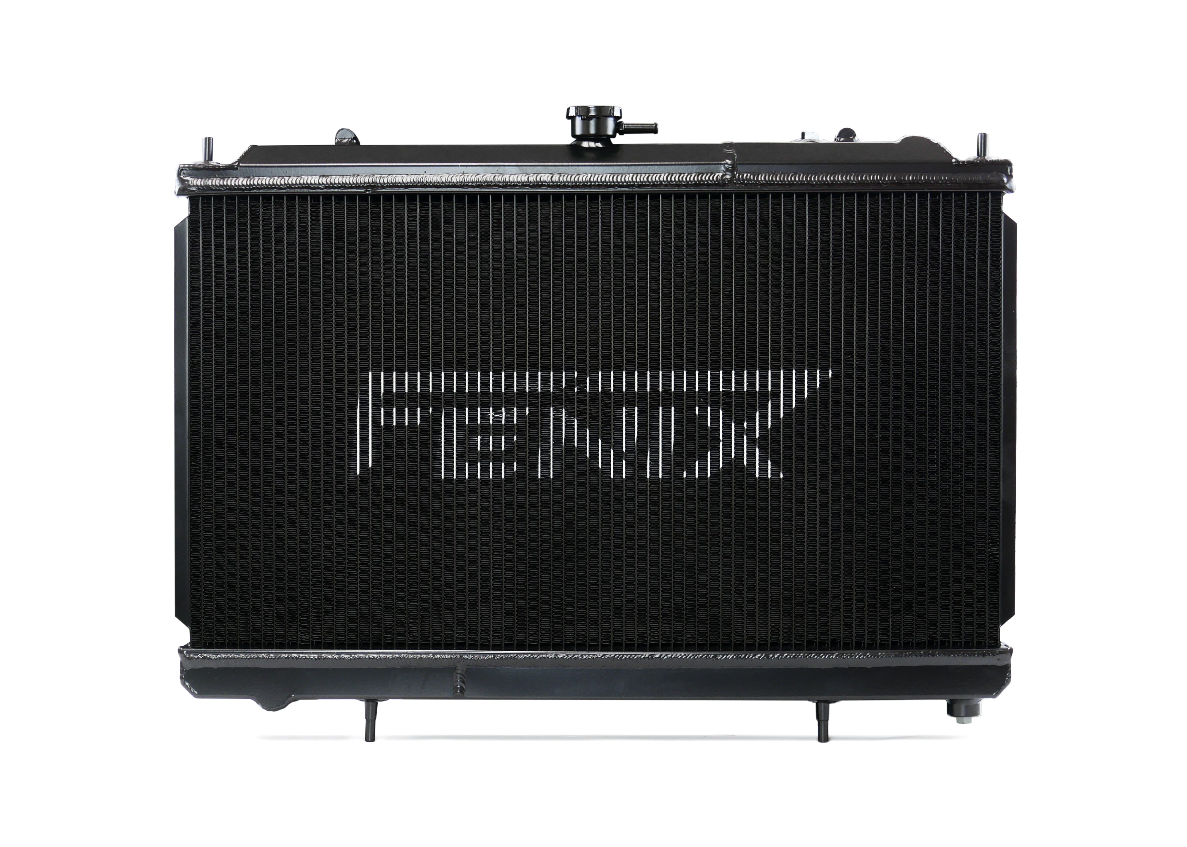 Fenix Cooling Performance Radiator Pro Series [Single Pass] - 50mm / High Density / Polished Top Tank [Special Order] / With x2 SPAL 12" 1328CFM Nissan Silvia / 200SX S14 & S15 SR20DET / DE 1993-2002 | Performance Radiator SR