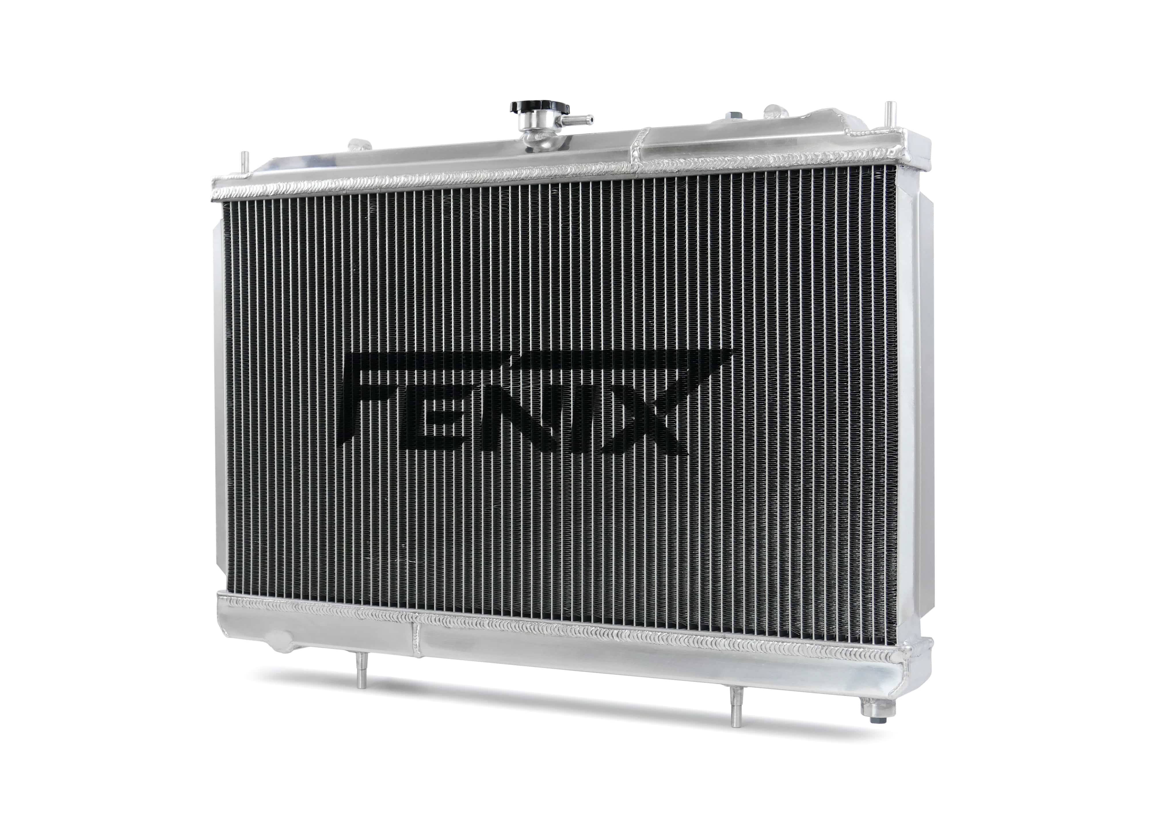 Fenix Cooling Performance Radiator Pro Series [Single Pass] - 50mm / High Density / Raw / Without Nissan Silvia / 200SX S14 & S15 SR20DET / DE 1993-2002 | Performance Radiator SR