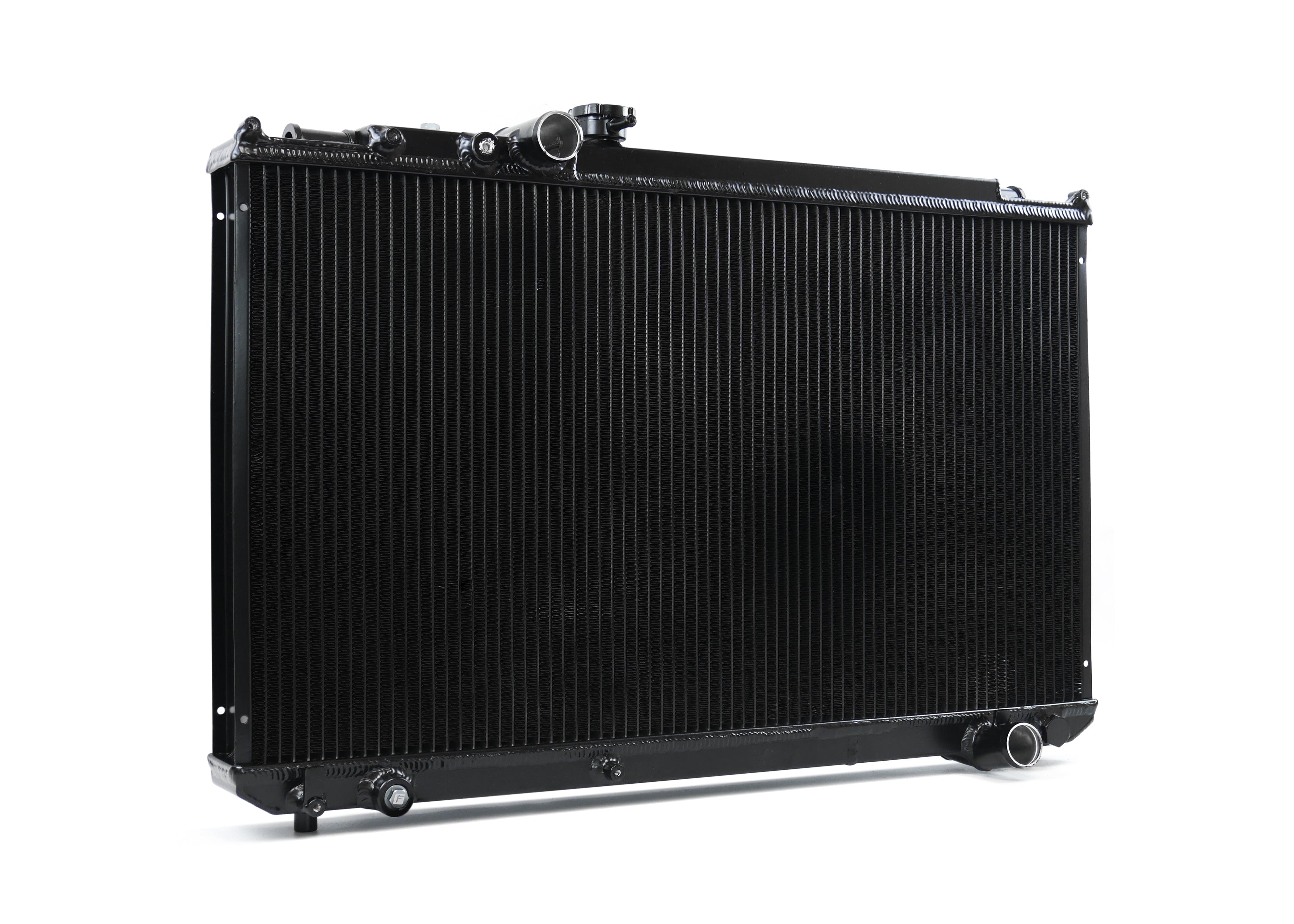 Fenix Cooling Performance Radiator Pro Series [Single Pass] / Black / With x2 SPAL 14" 1864CFM Toyota Chaser, Cresta & Mark II JZX100 1JZ-GTE 1996-2001 SR
