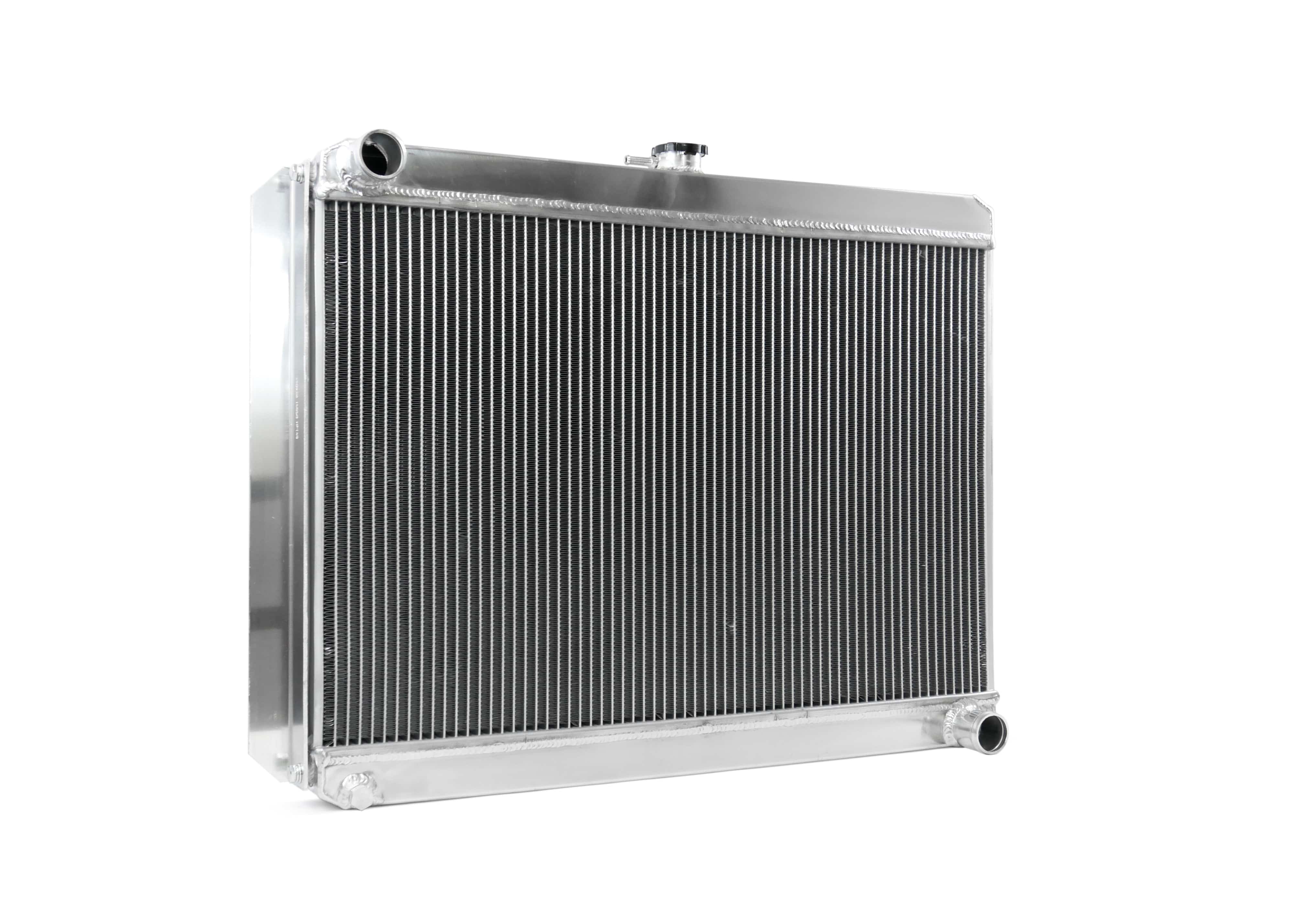 Fenix Cooling Performance Radiator Raw Universal Large Radiator - Top Outlet Pipe Left / Bottom Outlet Pipe Right. SR