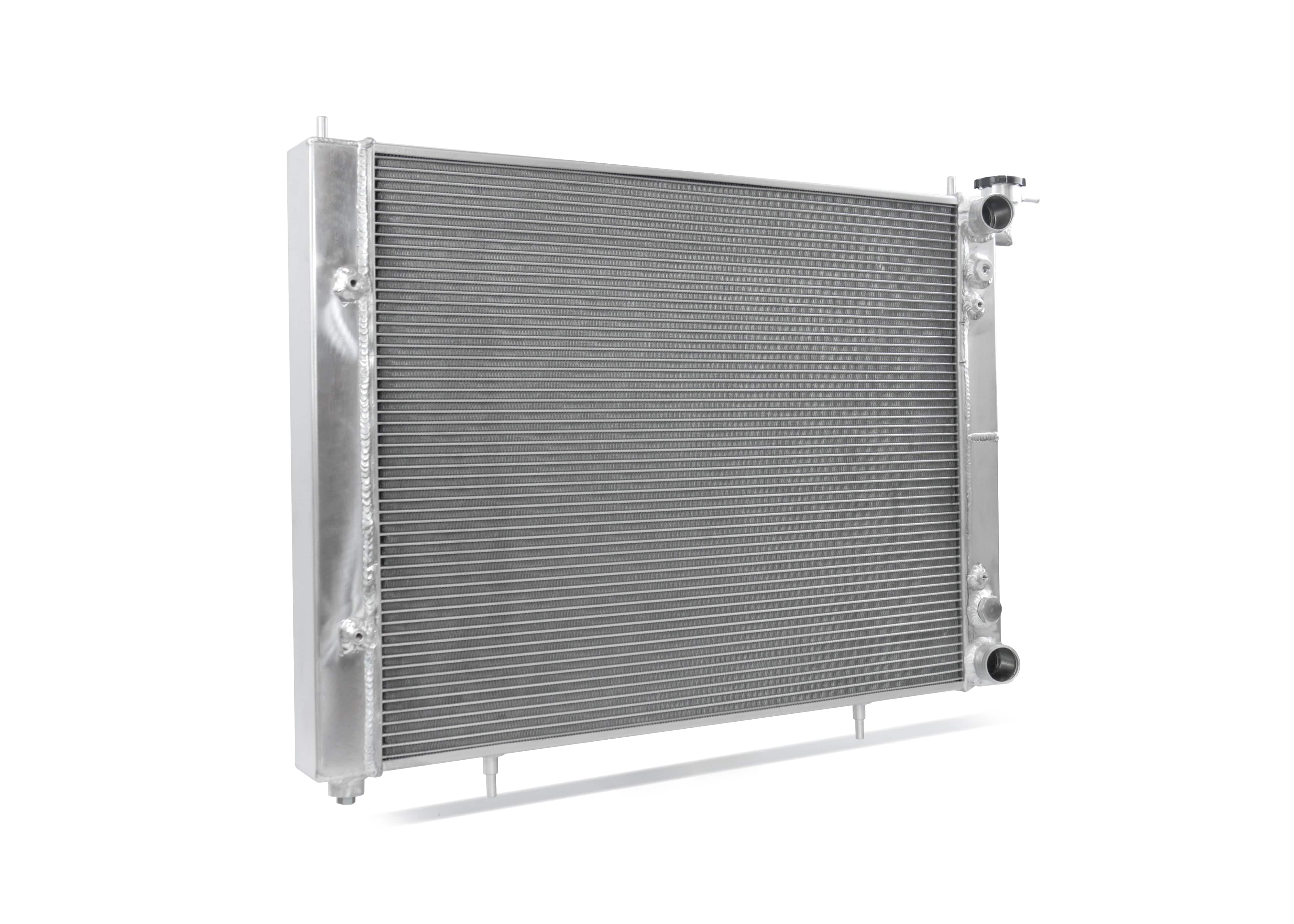 Fenix Cooling Performance Radiator Raw / With x1 SPAL 16" 2024CFM Nissan Stagea WC34 RB20, RB25 & RB26 1996-2001 [Cross-Flow] SR