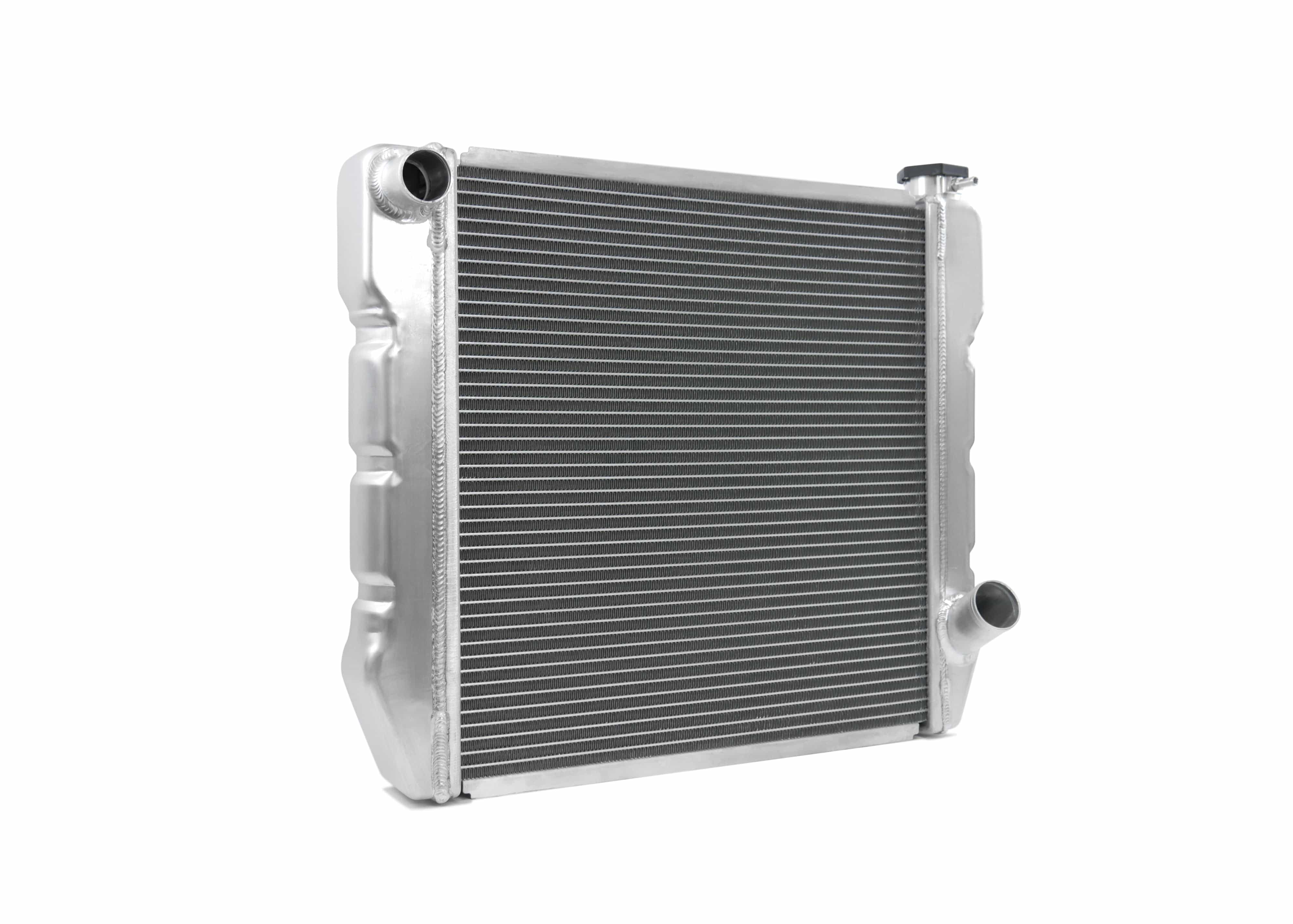 Fenix Cooling Performance Radiator Universal Stock Car Radiator - Top Outlet Pipe Left / Bottom Outlet Pipe Right [Pressed Tank] SR