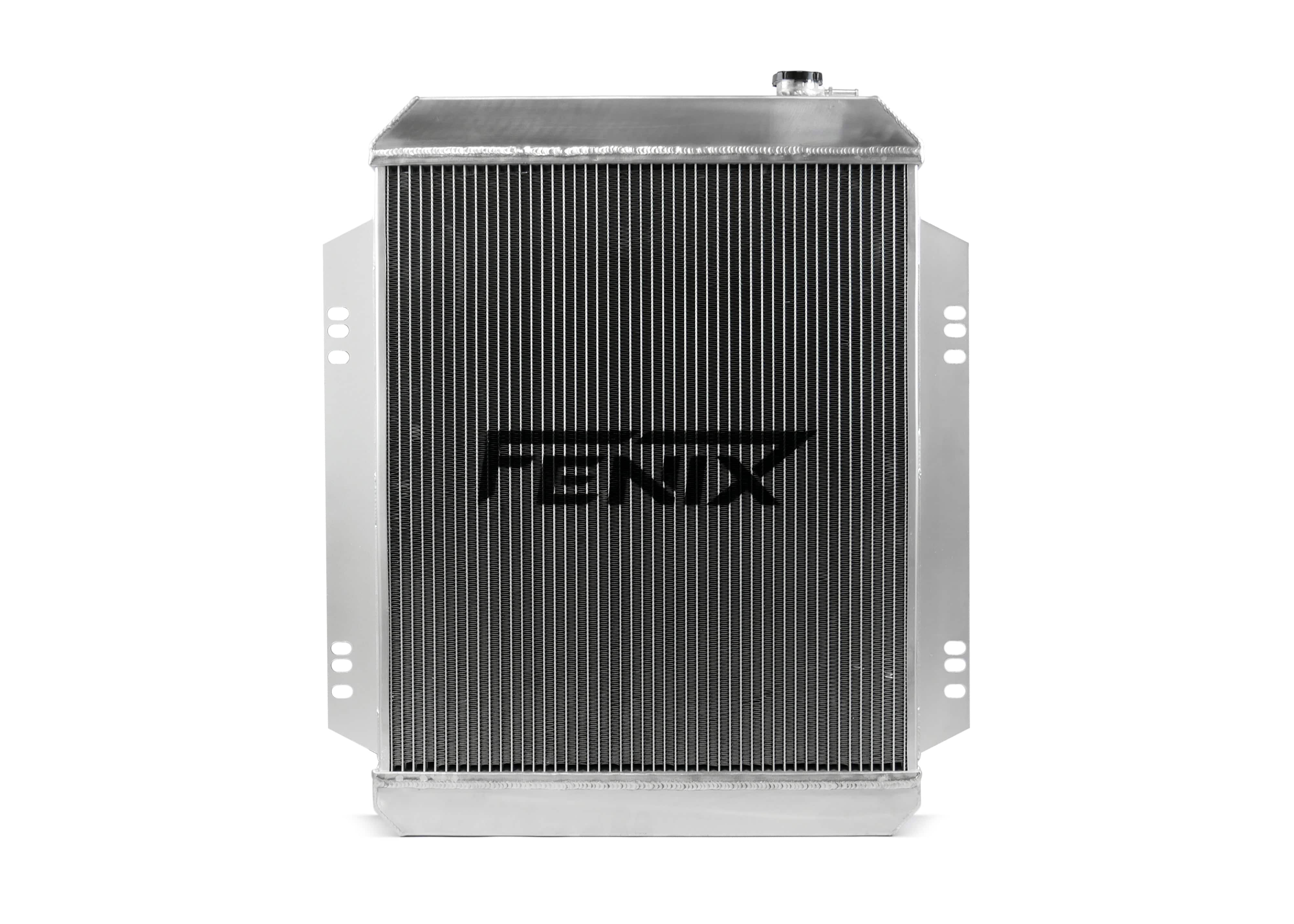 Fenix Cooling Performance Radiator Universal Tall Radiator - Top Outlet Pipe Right / Bottom Outlet Pipe Left. SR