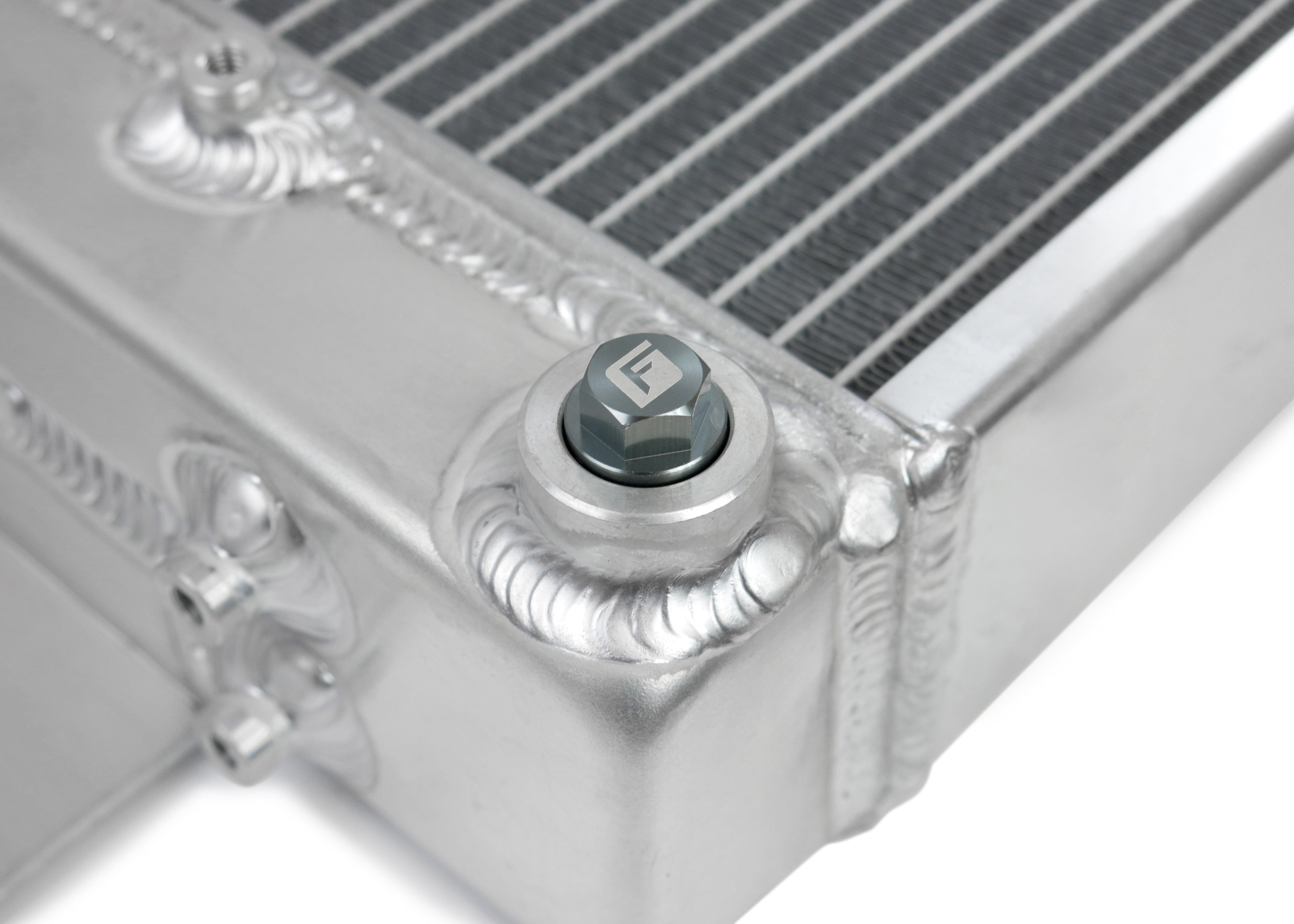Fenix Cooling Performance Radiator With / Polished [Special Order] / Without Mazda RX2-5 & RX7 Series 1 / 2 1970-1983 [Cross-Flow] - Pressed Tank SR