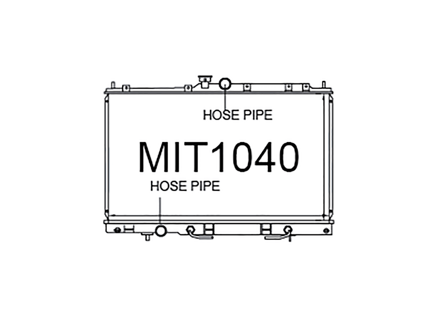Fenix Cooling Radiator 16mm Mitsubishi Lancer / Cedia Petrol CS2A & CS9W 2002-2008 SR