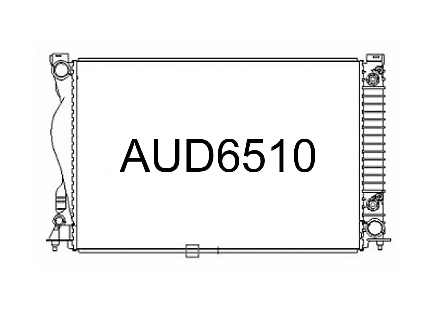 Fenix Cooling Radiator Audi A6 C6 2.4L, 2.8L, 3.0L & 3.2L V6 2004-2011 SR