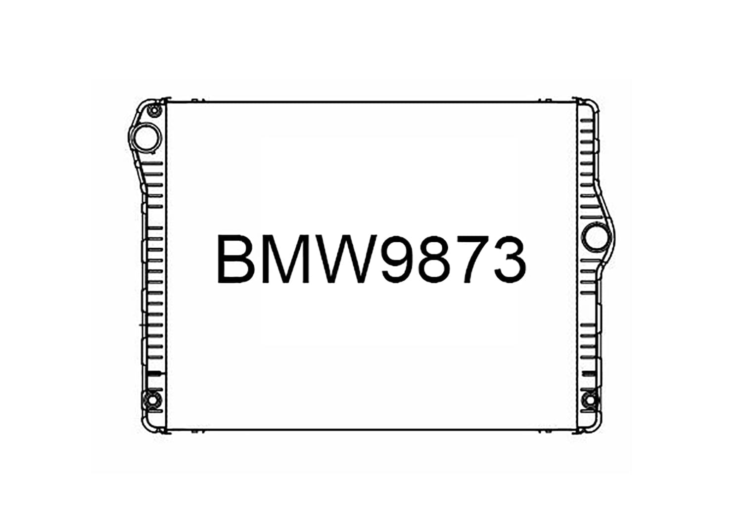 Fenix Cooling Radiator BMW 5 Series F10 & 7 Series F01 / F02 / F03 / F04 Petrol 2009-2015 [X3 Fittings] SR