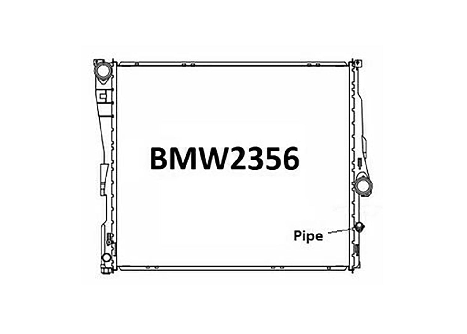 Fenix Cooling Radiator BMW X3 2.5si / 3.0si E83 6cyl Petrol 2006-2010 SR
