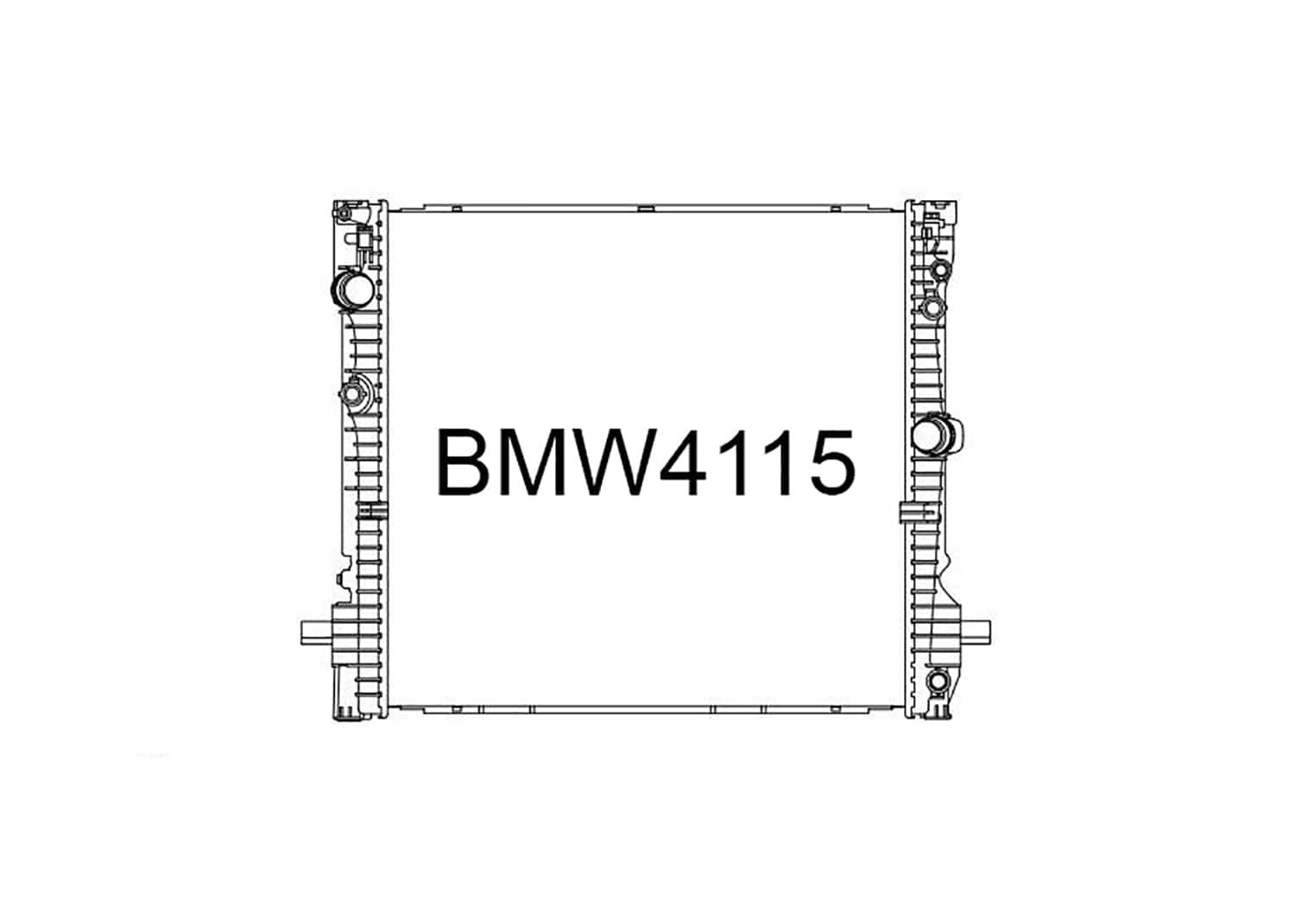 Fenix Cooling Radiator BMW X3 F25 & X4 F26 Petrol & Diesel 2011-2018 [Single Pipe] SR