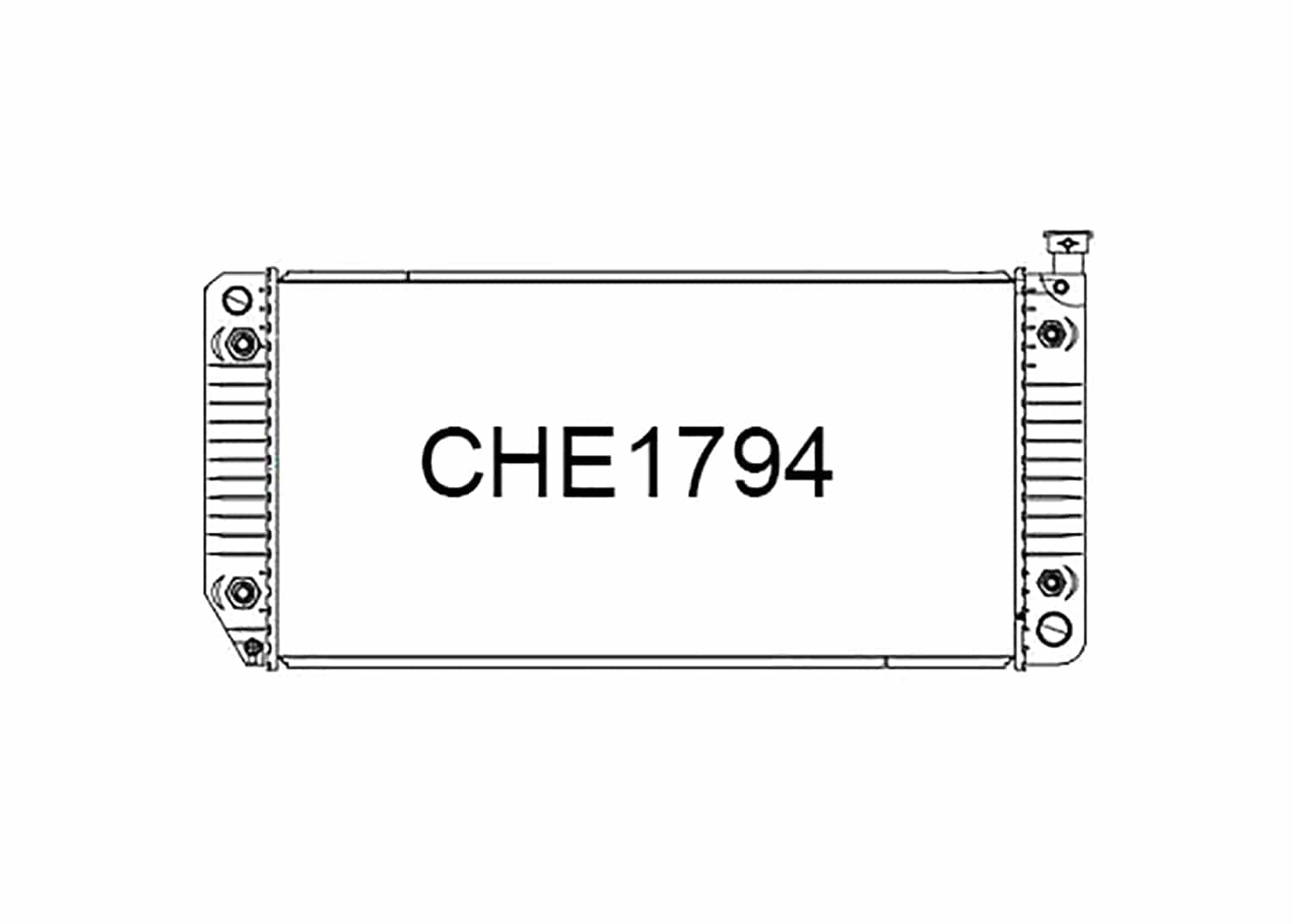 Fenix Cooling Radiator Chevrolet Silverado K1500 1988-1999 [Short Core] SR