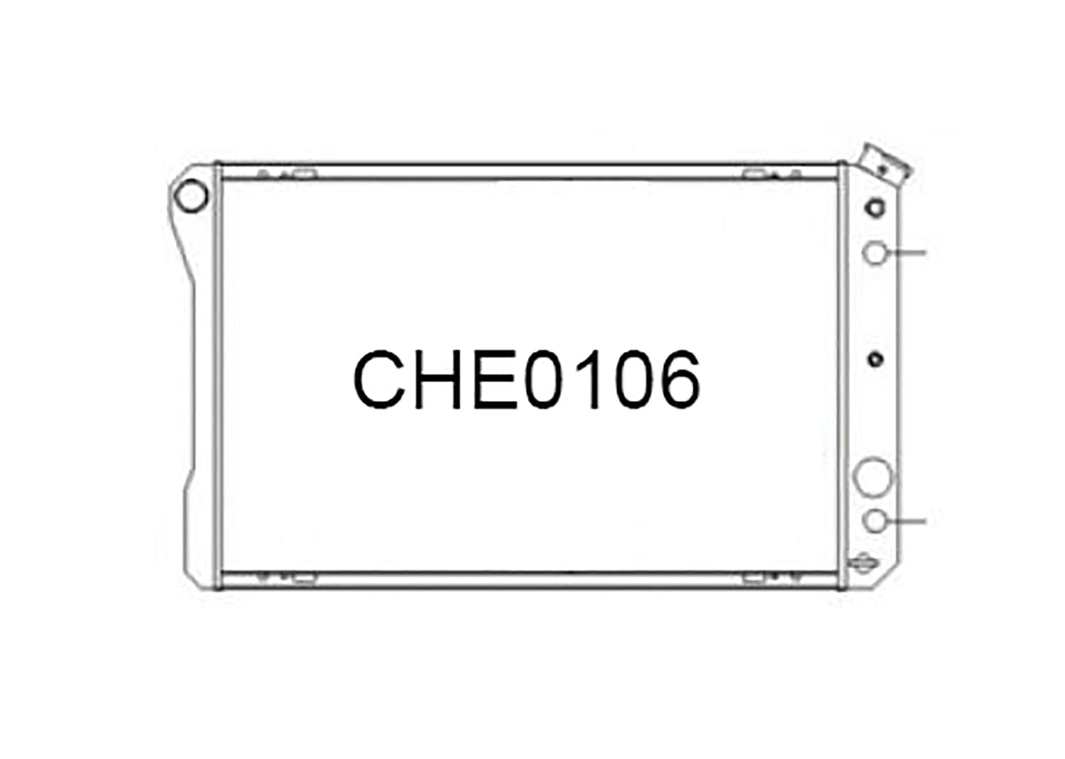 Fenix Cooling Radiator Chevrolet Unknown XXXX-XXXX SR