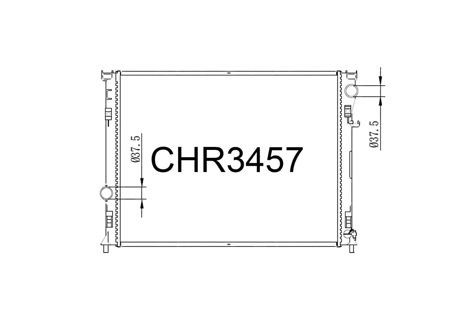 Fenix Cooling Radiator Chrysler 300C [MK1] Petrol & Diesel 2005-2010 SR