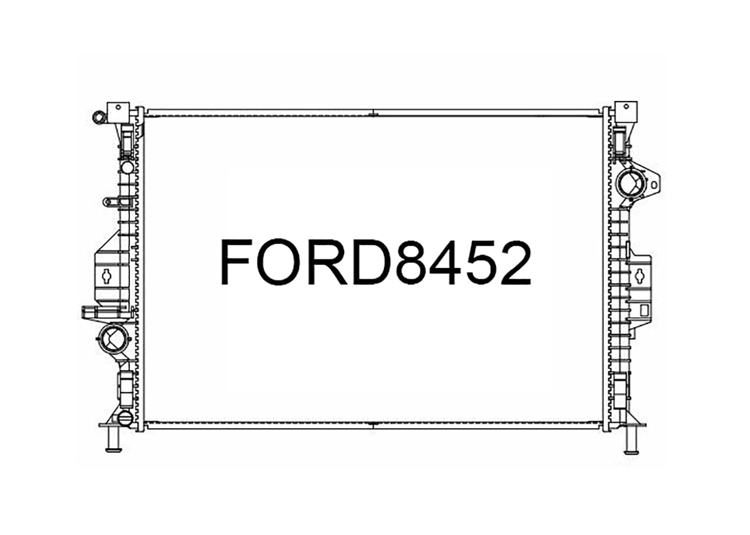 Fenix Cooling Radiator Ford Kuga C520 1.6L Petrol 2012-2019 SR