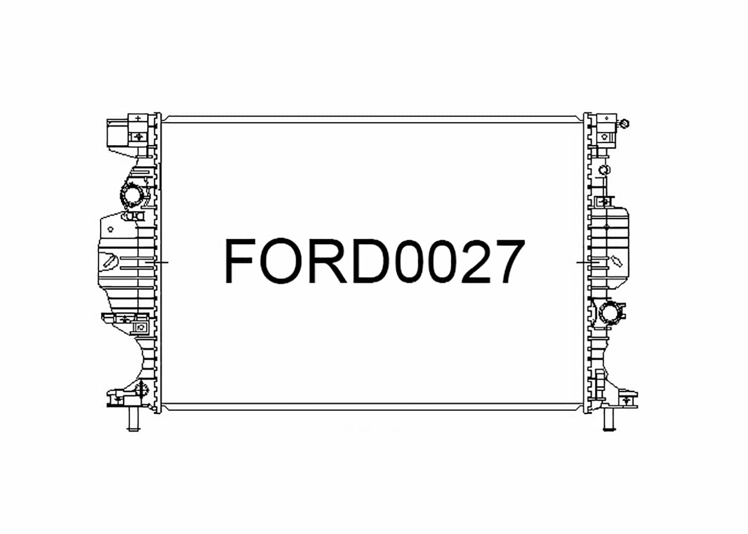Fenix Cooling Radiator Ford Mondeo IV & S-Max II Petrol & Diesel 2014- SR