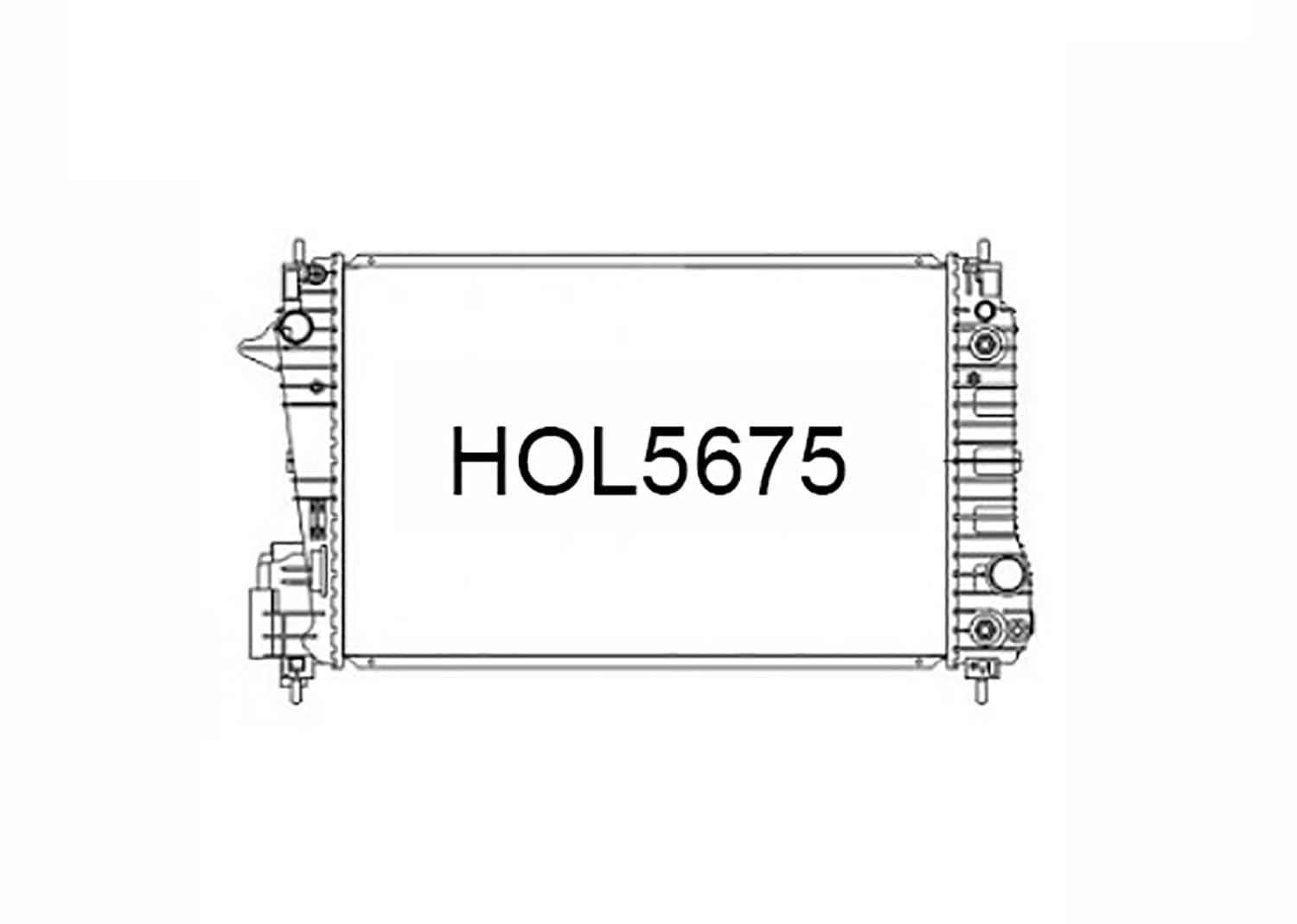 Fenix Cooling Radiator Holden Barina TM 1.4L Petrol 2013-2018 [Turbo] SR
