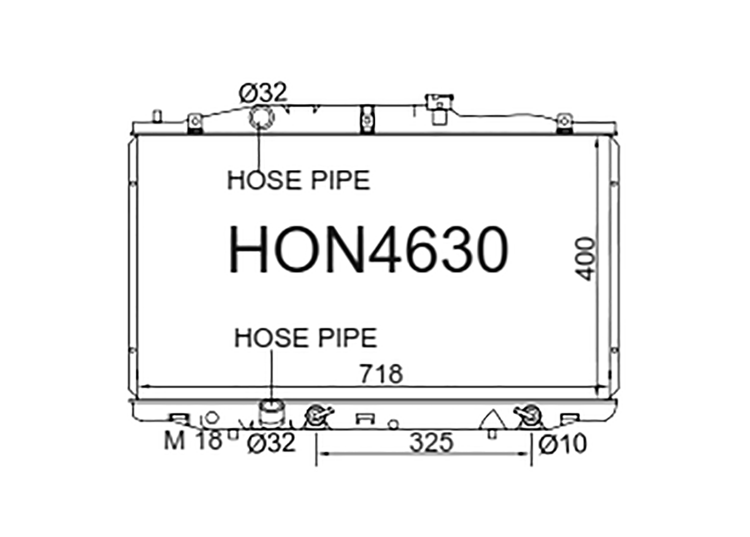 Fenix Cooling Radiator Honda Accord CM 2.4L Petrol 2003-2007 SR
