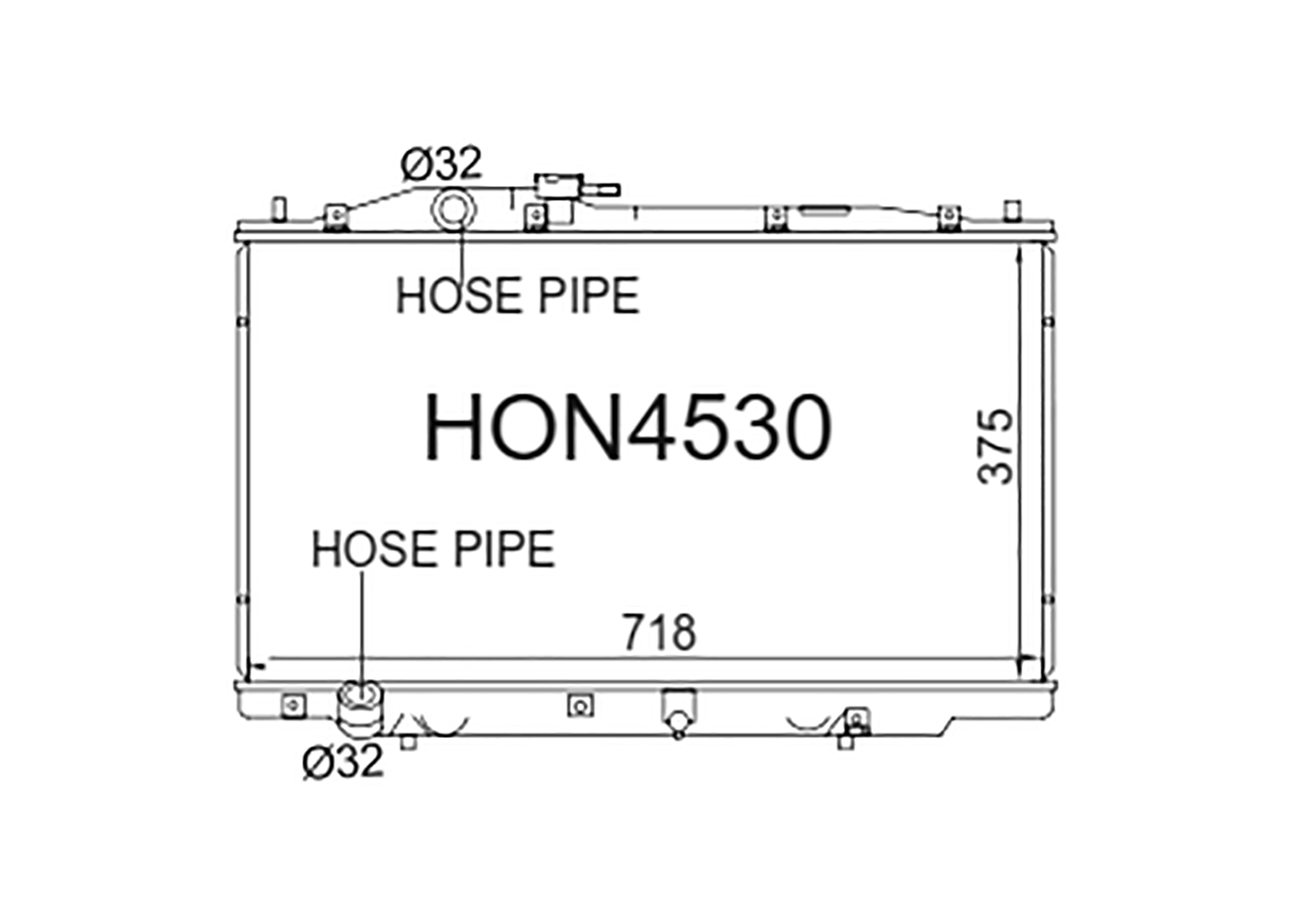 Fenix Cooling Radiator Honda Accord / Inspire CM 3.0L V6 Petrol 2003-2007 SR