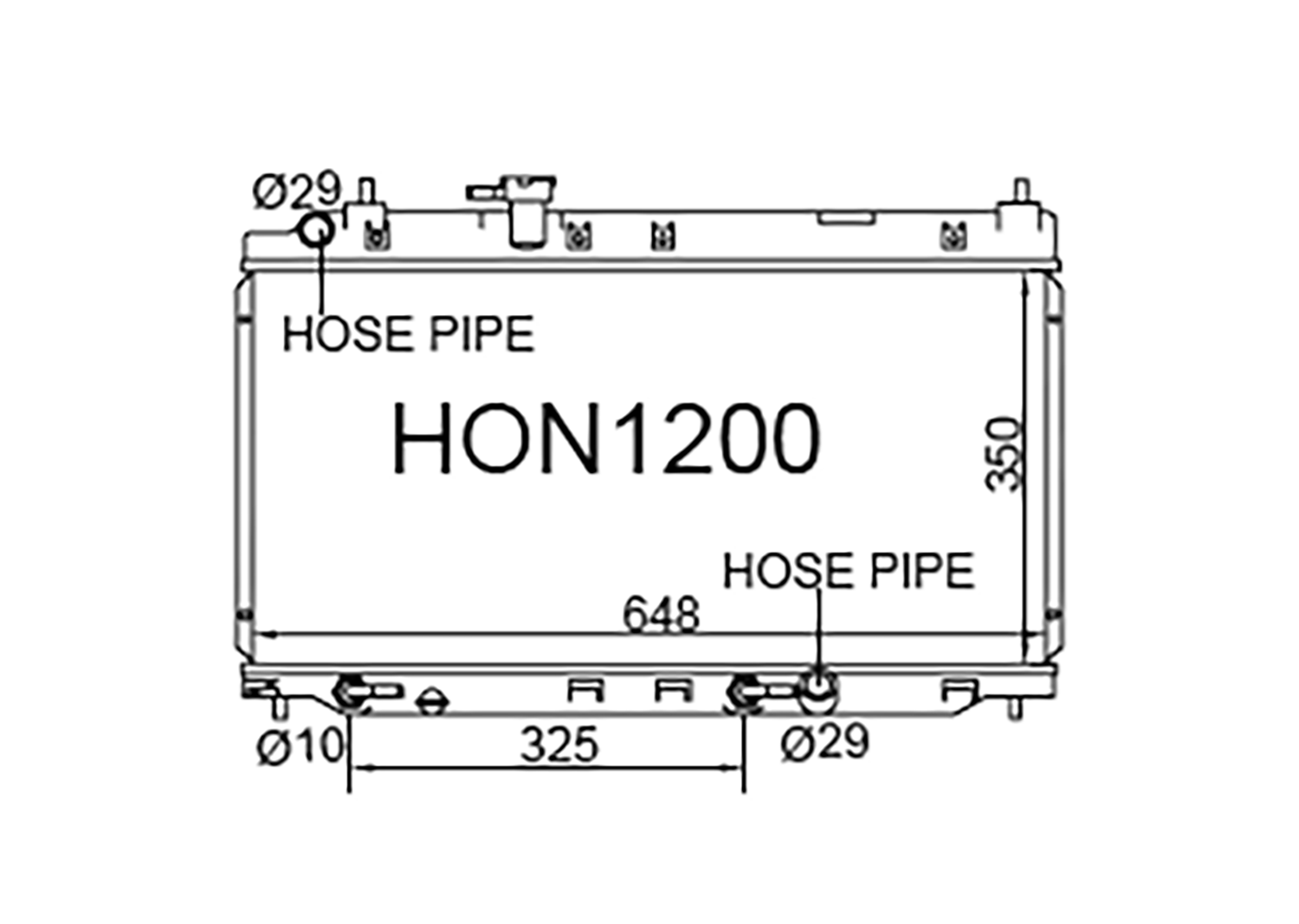Fenix Cooling Radiator Honda Fit GD 2001-2008 SR