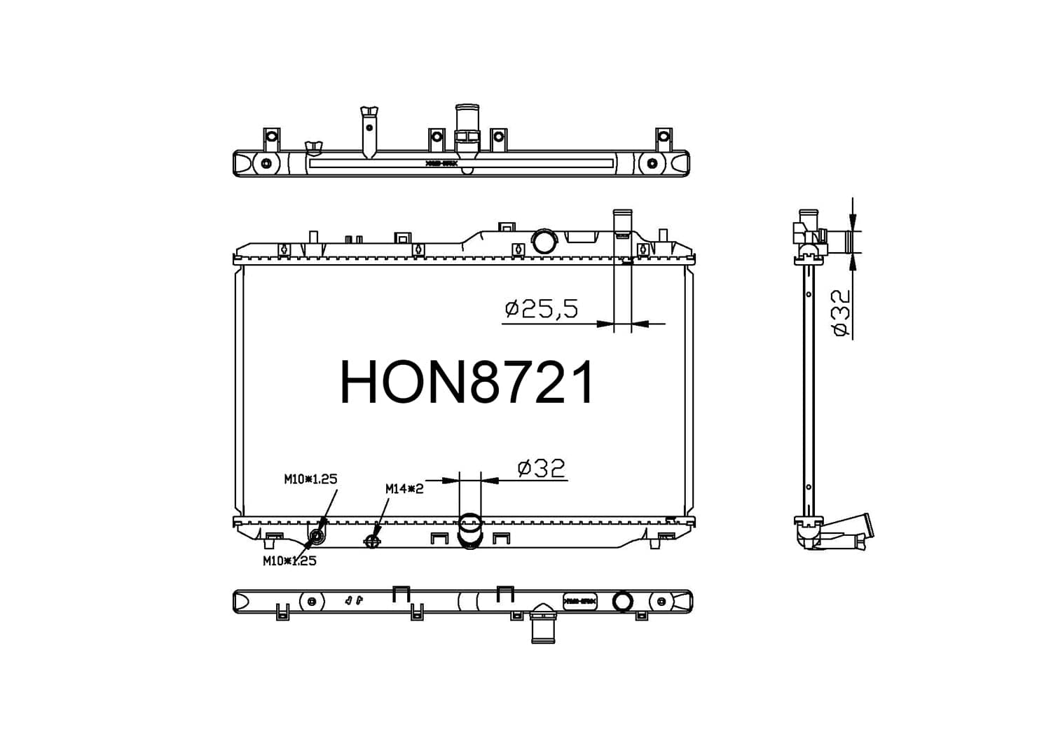 Fenix Cooling Radiator Honda HR-V / Vezel RU 1.5L Petrol 2014-22 SR