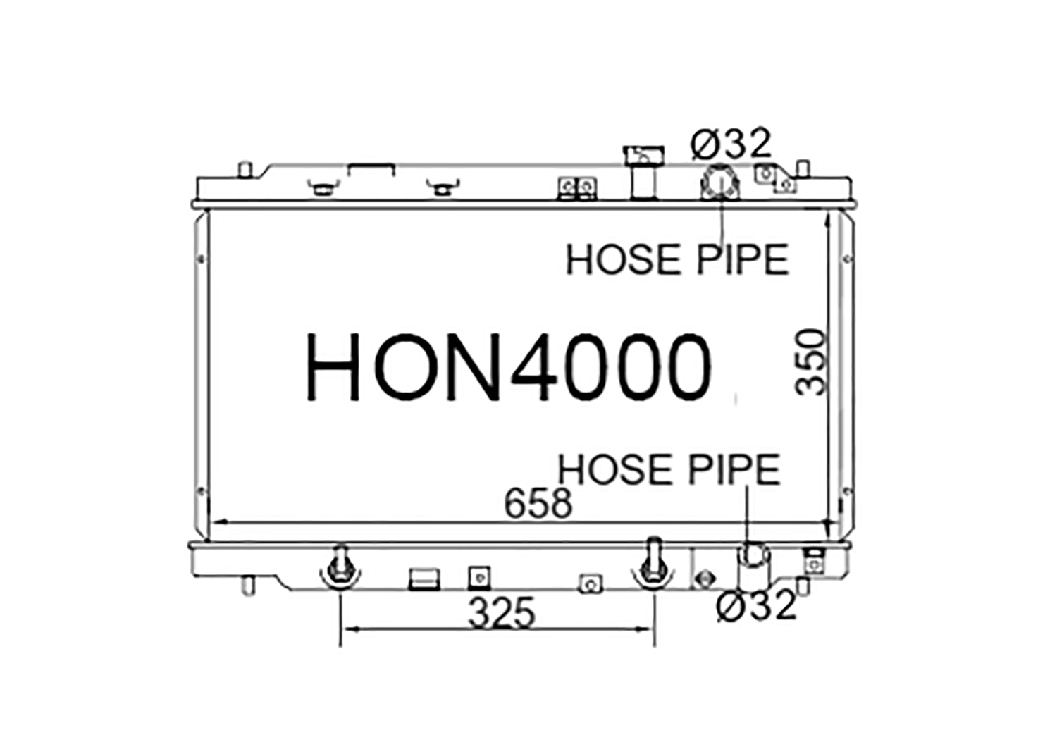 Fenix Cooling Radiator Honda Integra & Integra Type R DB / DC 1.8L Petrol 1993-2001 SR